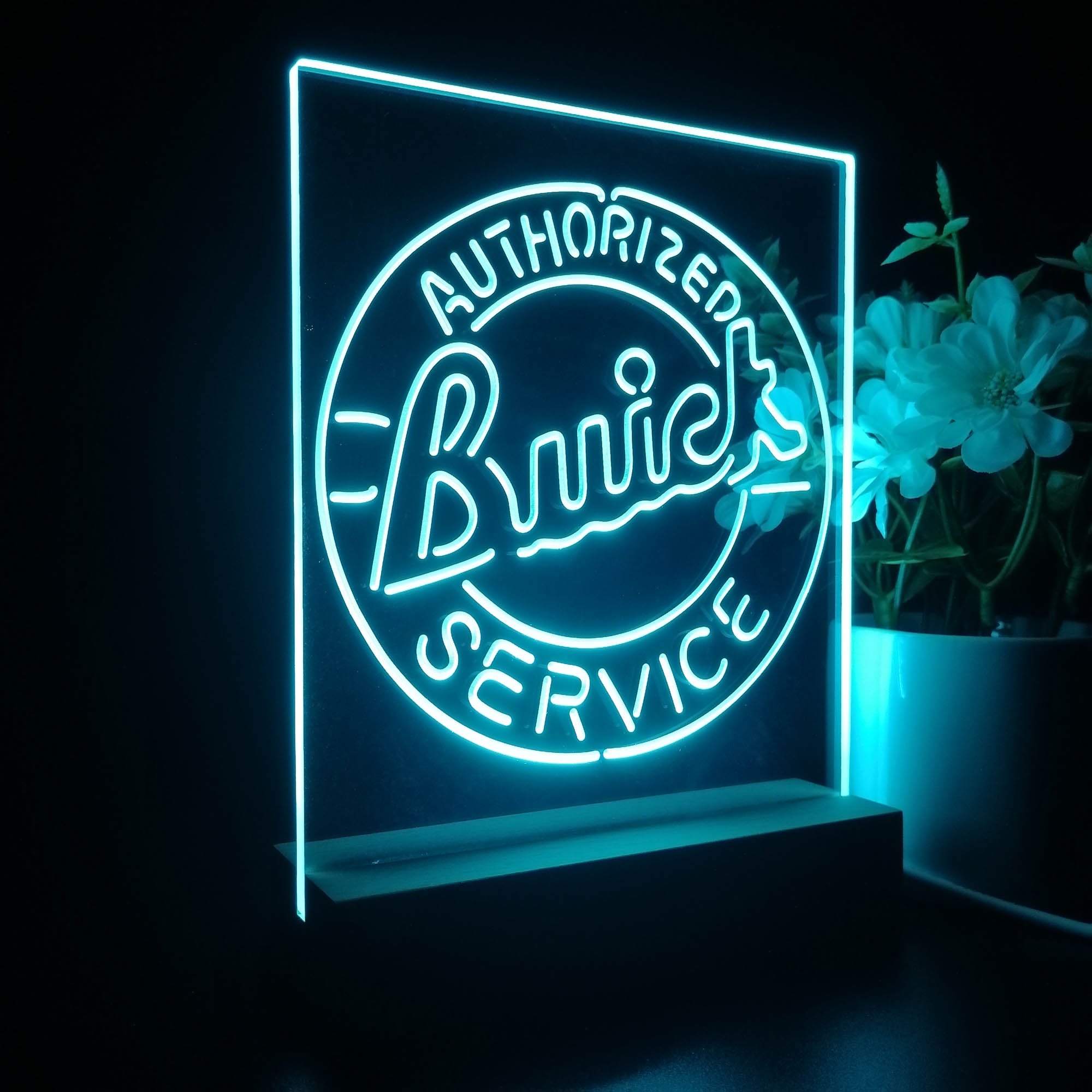 Buick Car Service 3D LED Illusion Night Light