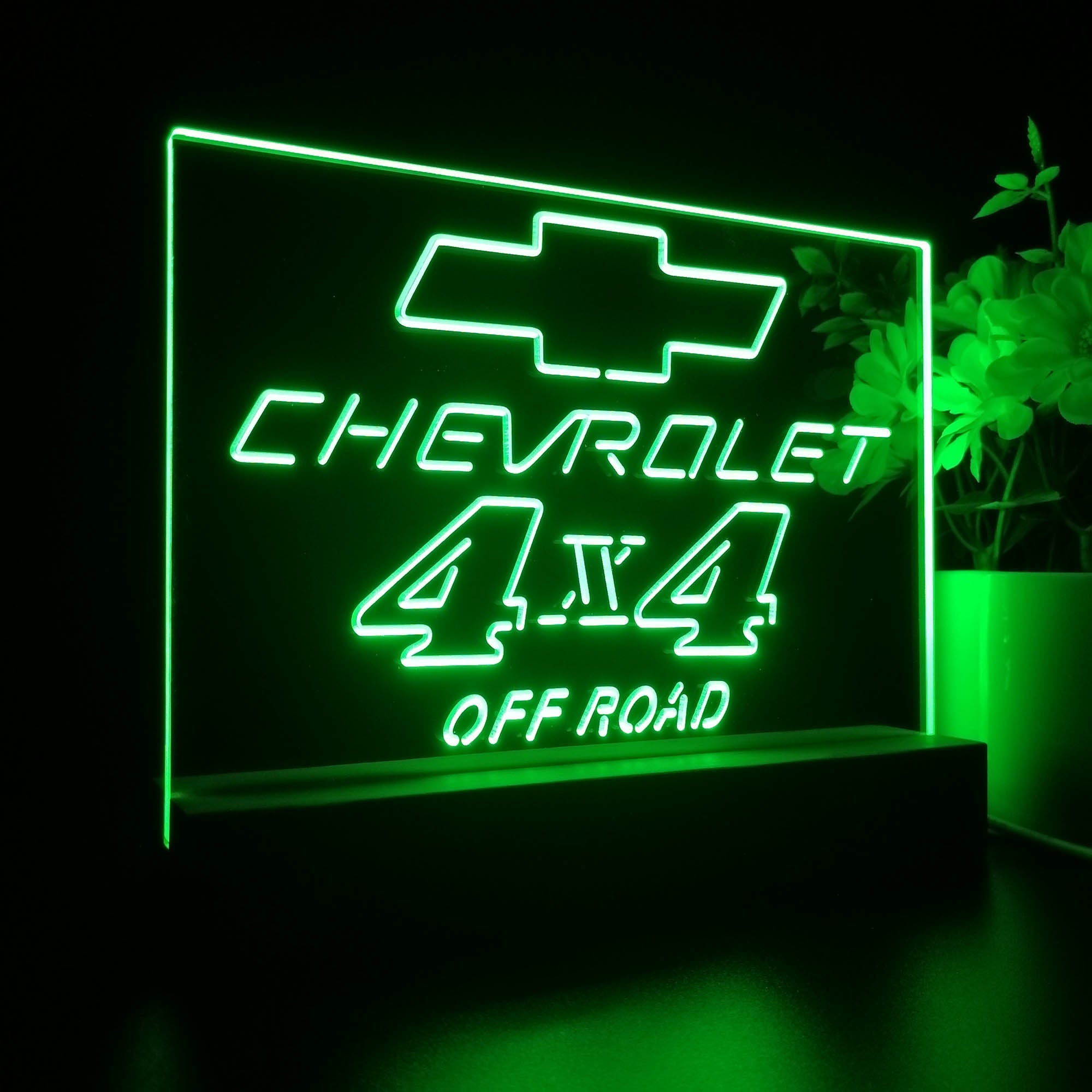 Chevrolet 4x4 Off Road 3D LED Illusion Night Light
