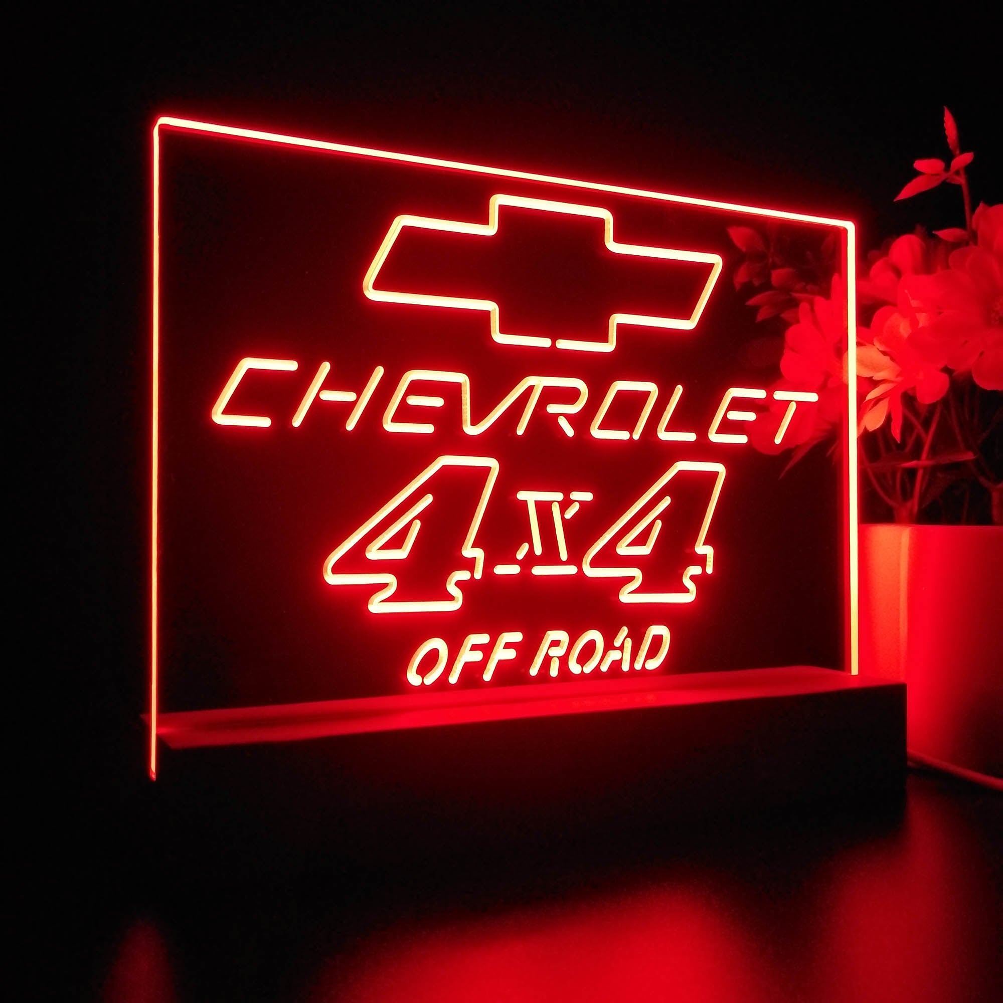 Chevrolet 4x4 Off Road 3D LED Illusion Night Light