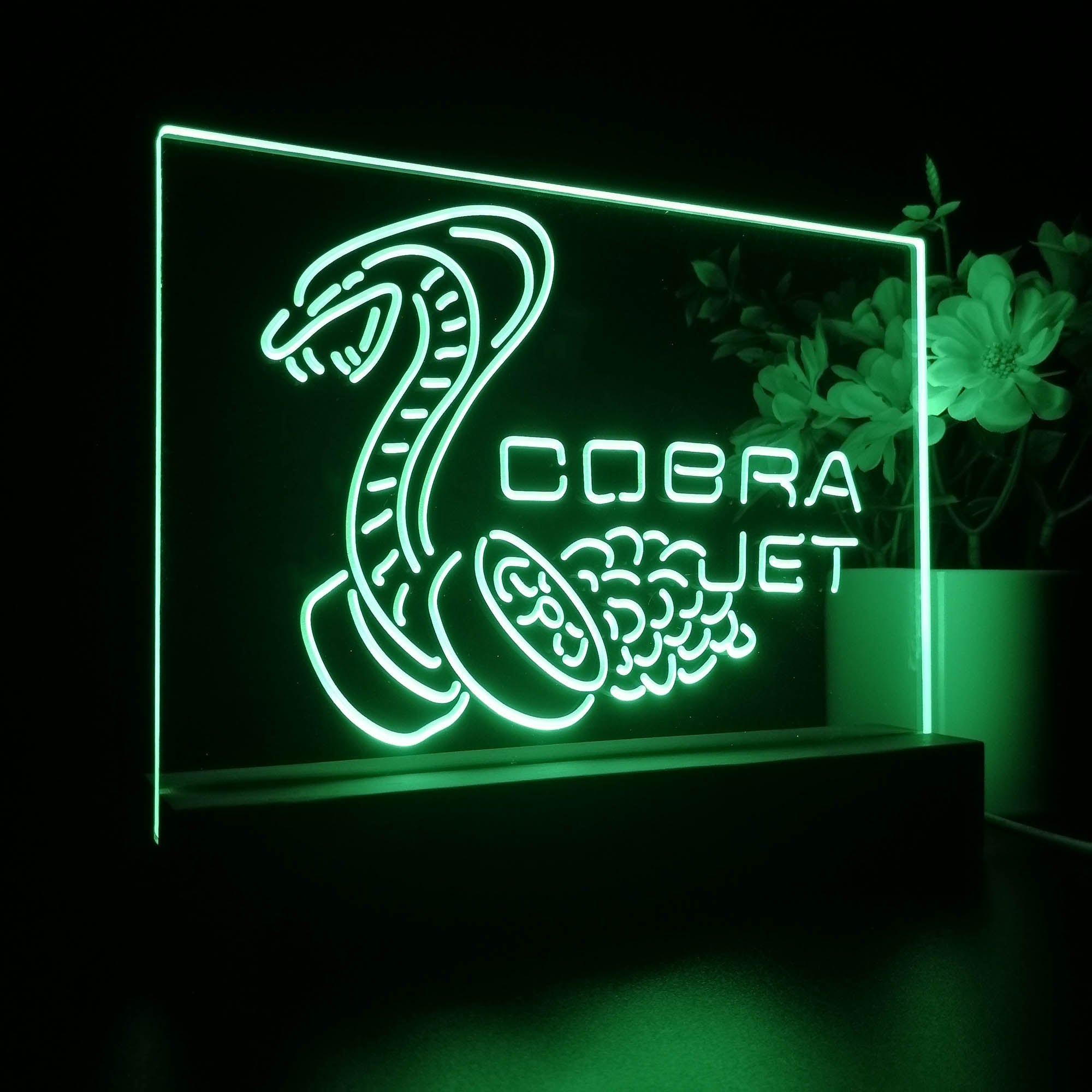 Cobra Jet Car 3D LED Illusion Night Light