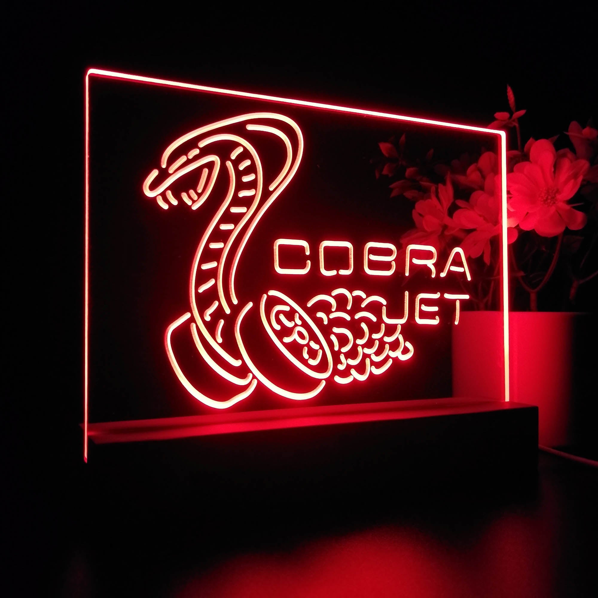 Cobra Jet Car 3D LED Illusion Night Light