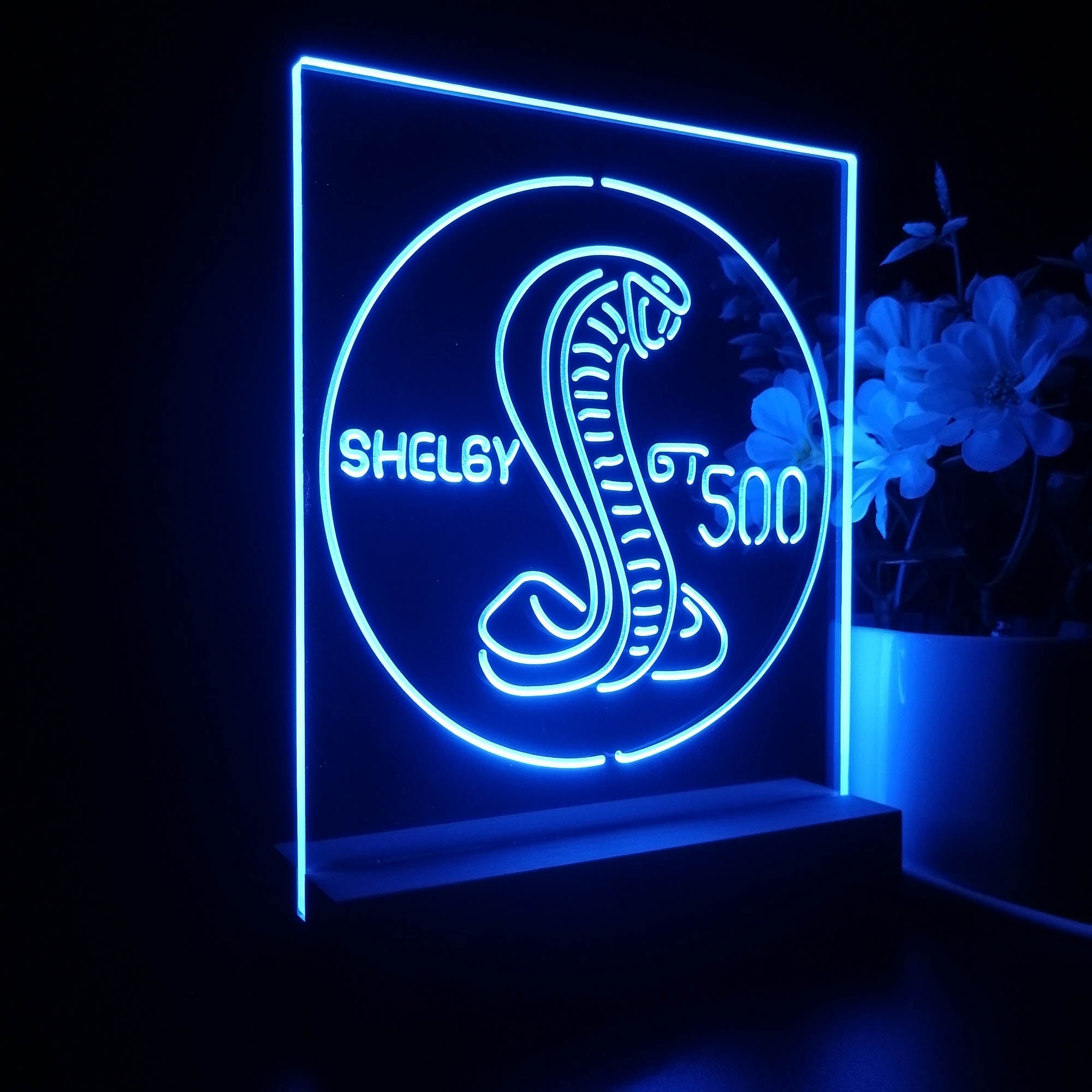 Shelby GT500 3D LED Illusion Night Light