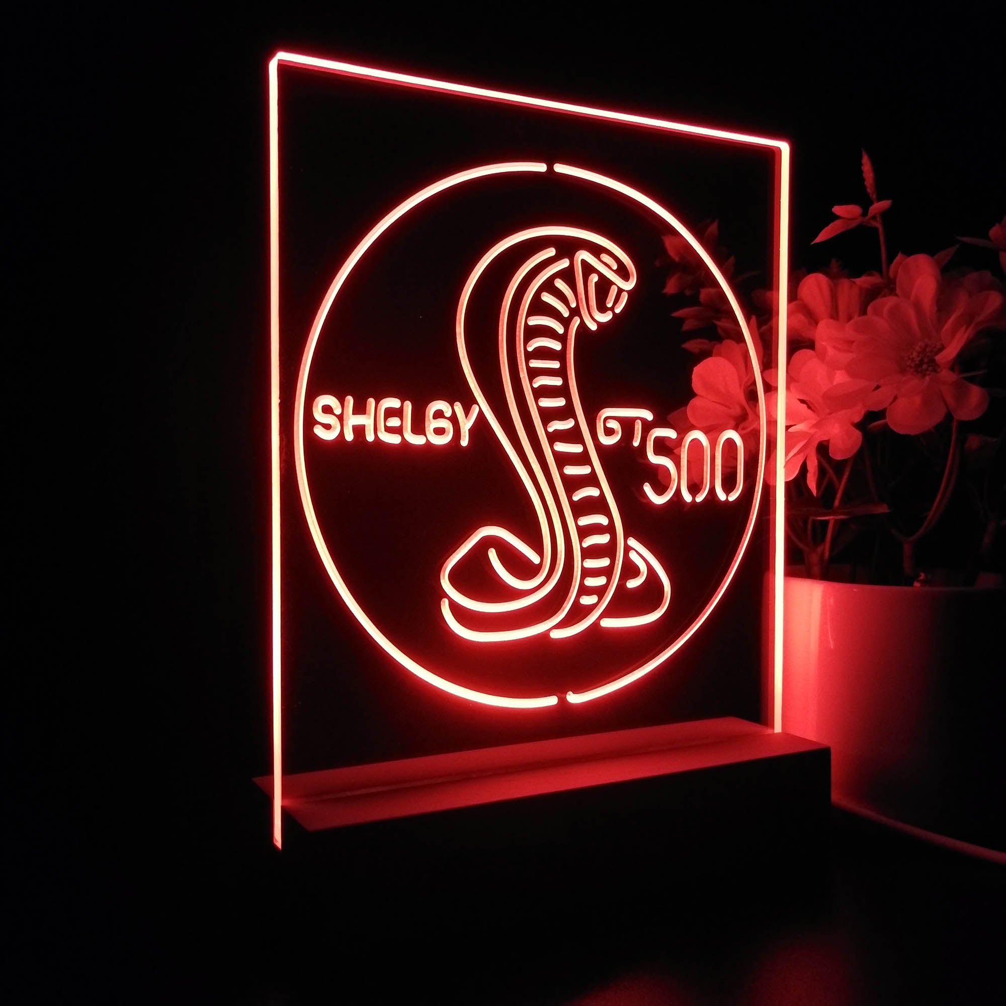 Shelby GT500 3D LED Illusion Night Light