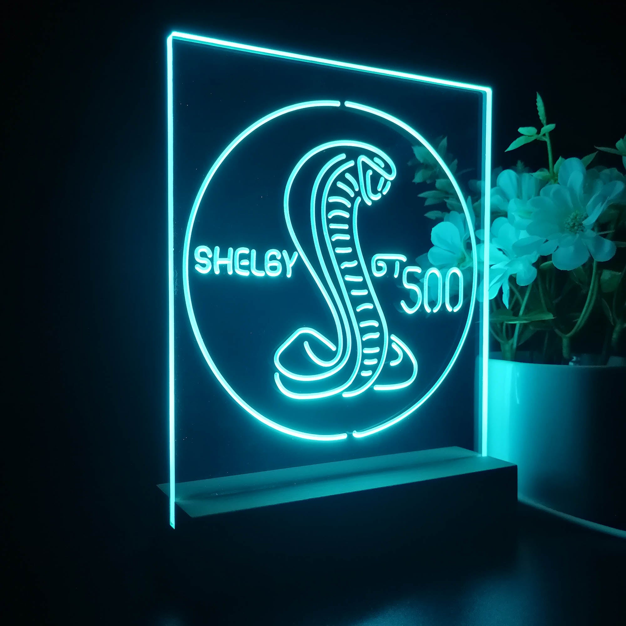 Shelby GT500 3D LED Illusion Night Light