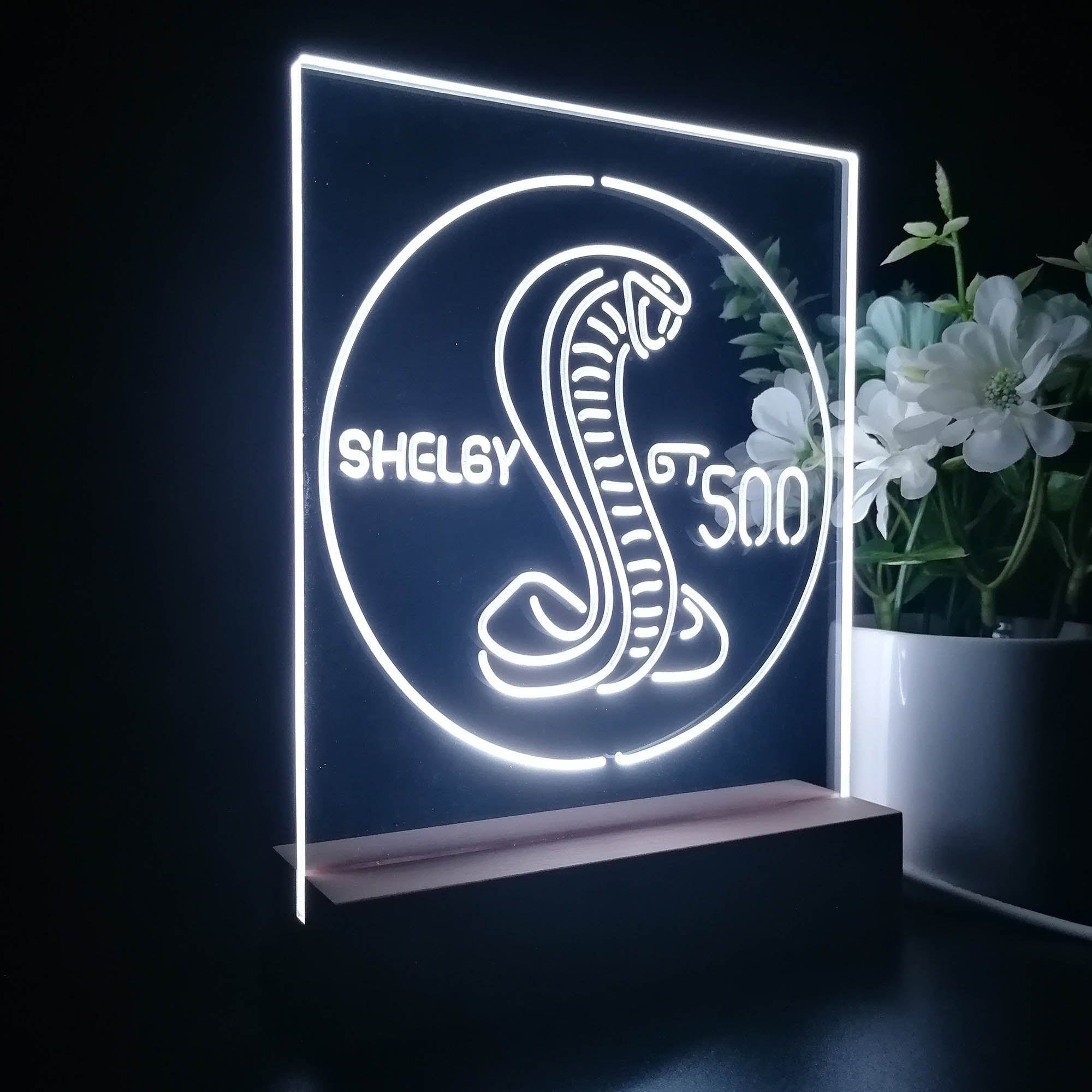 Shelby GT500 3D LED Illusion Night Light