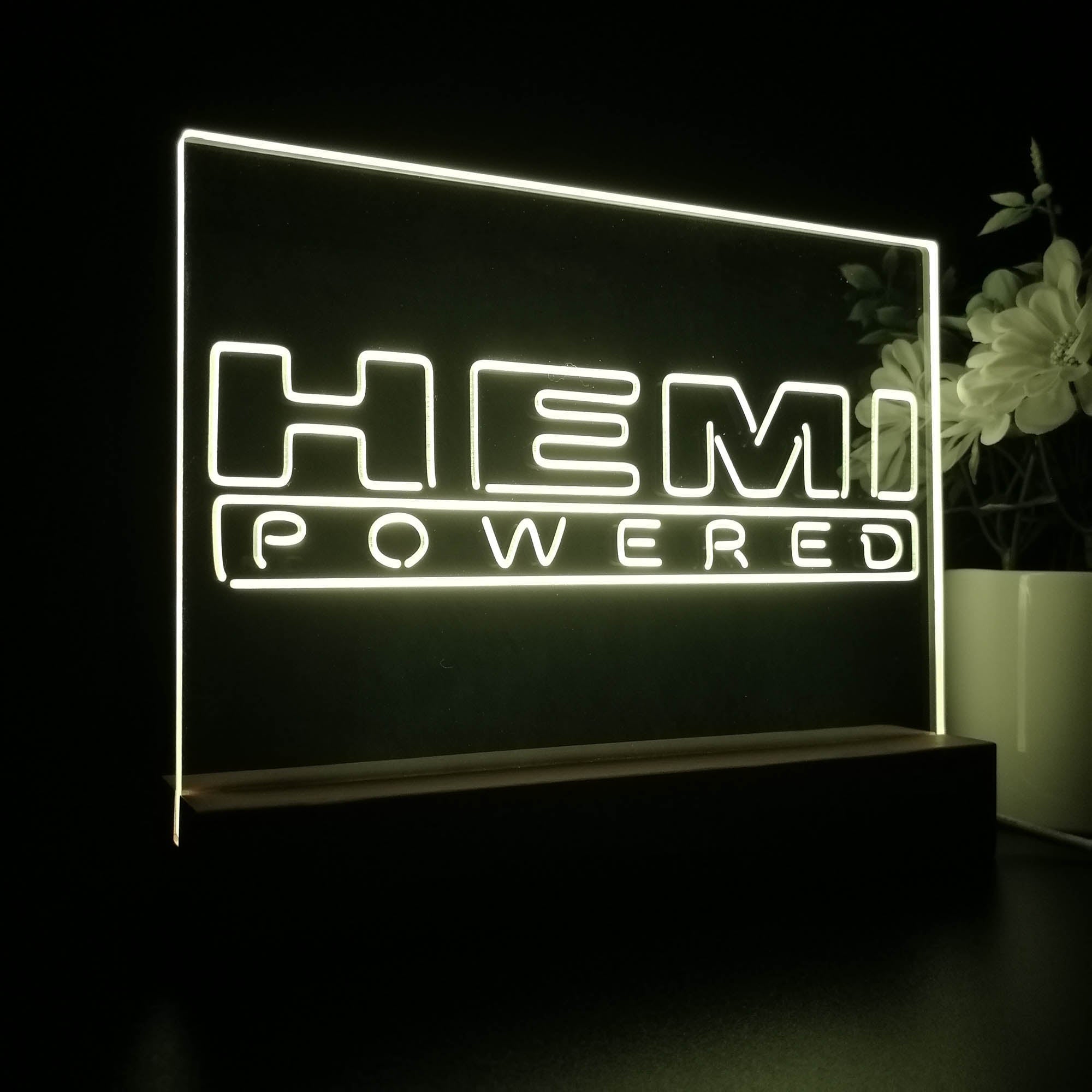 Hemi Powered Car 3D LED Illusion Night Light