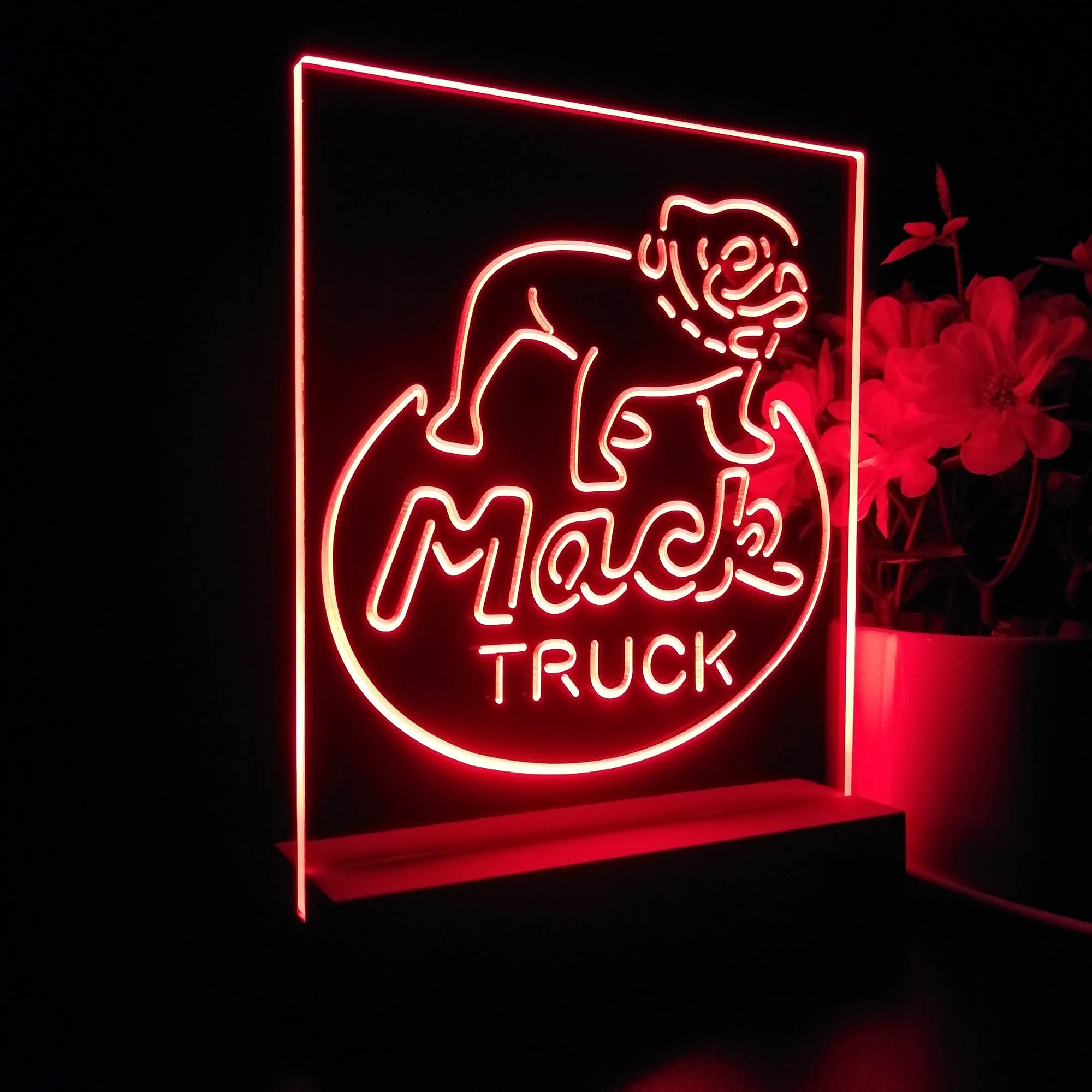 Mack Truck Garage 3D LED Illusion Night Light