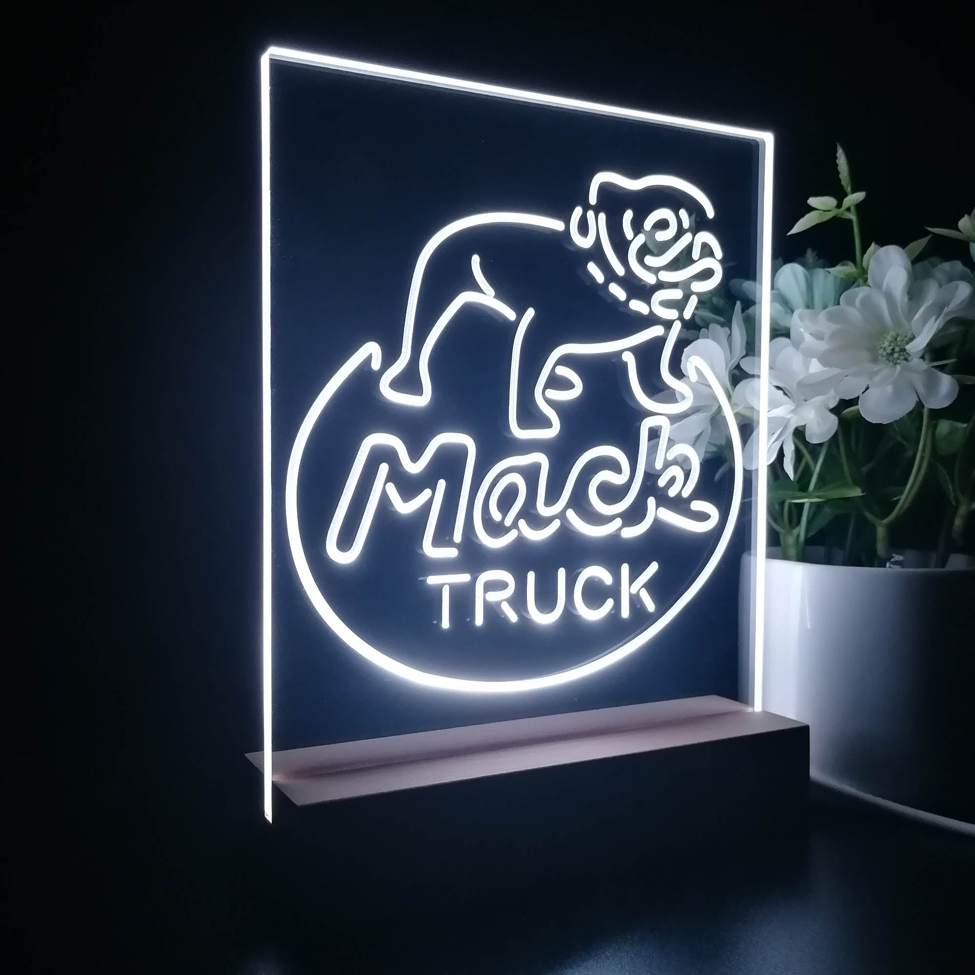 Mack Truck Garage 3D LED Illusion Night Light