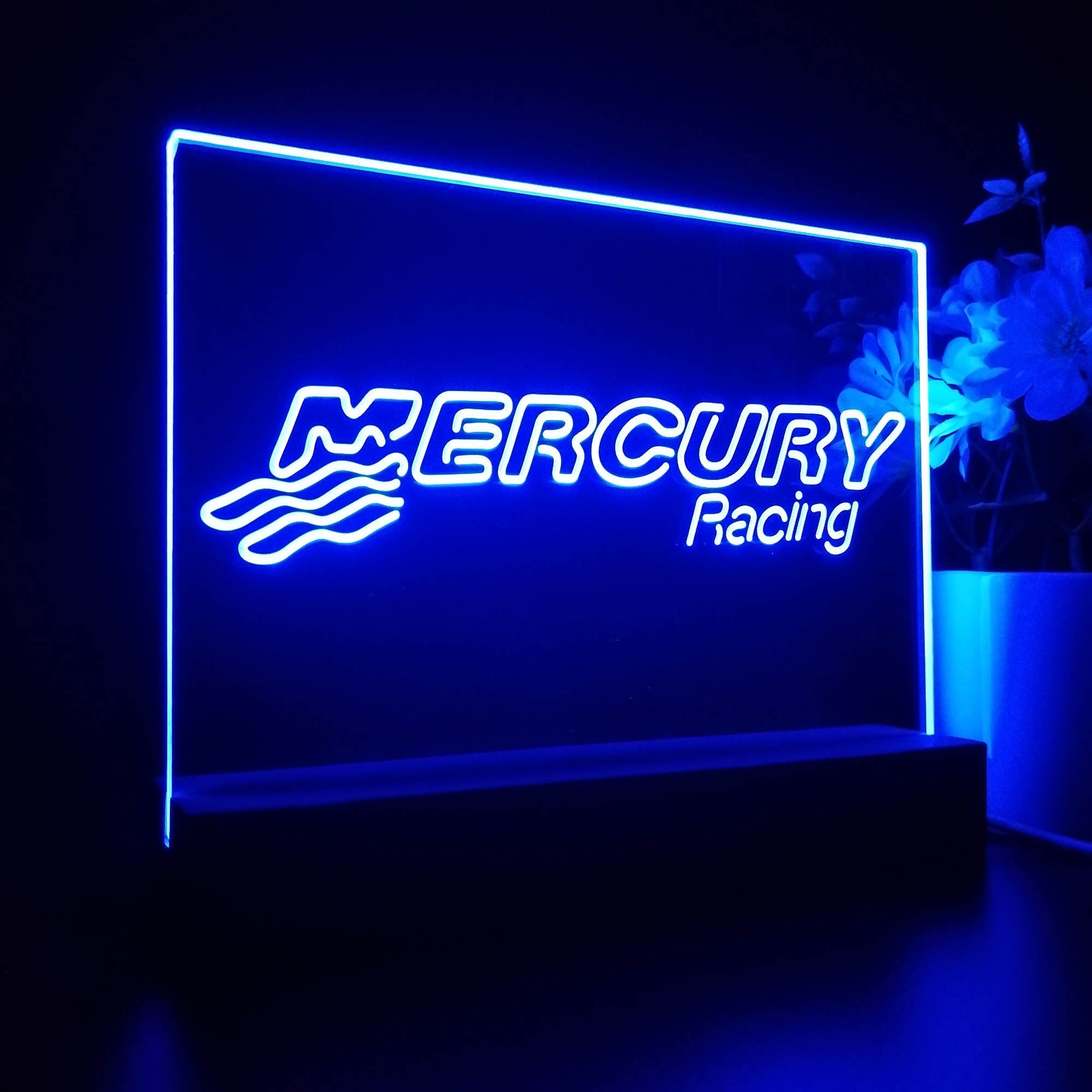 Mercury Racing 3D LED Illusion Night Light