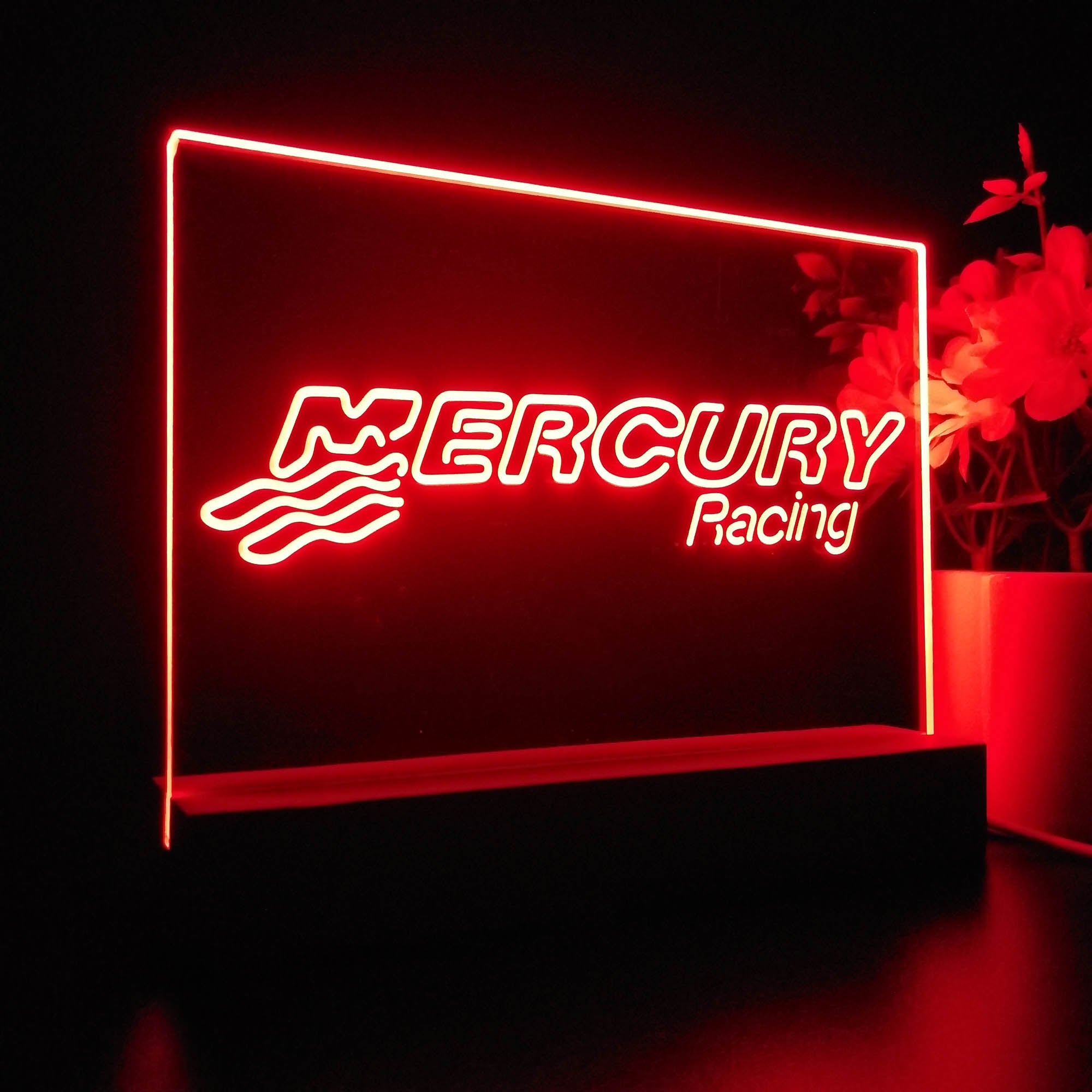 Mercury Racing 3D LED Illusion Night Light