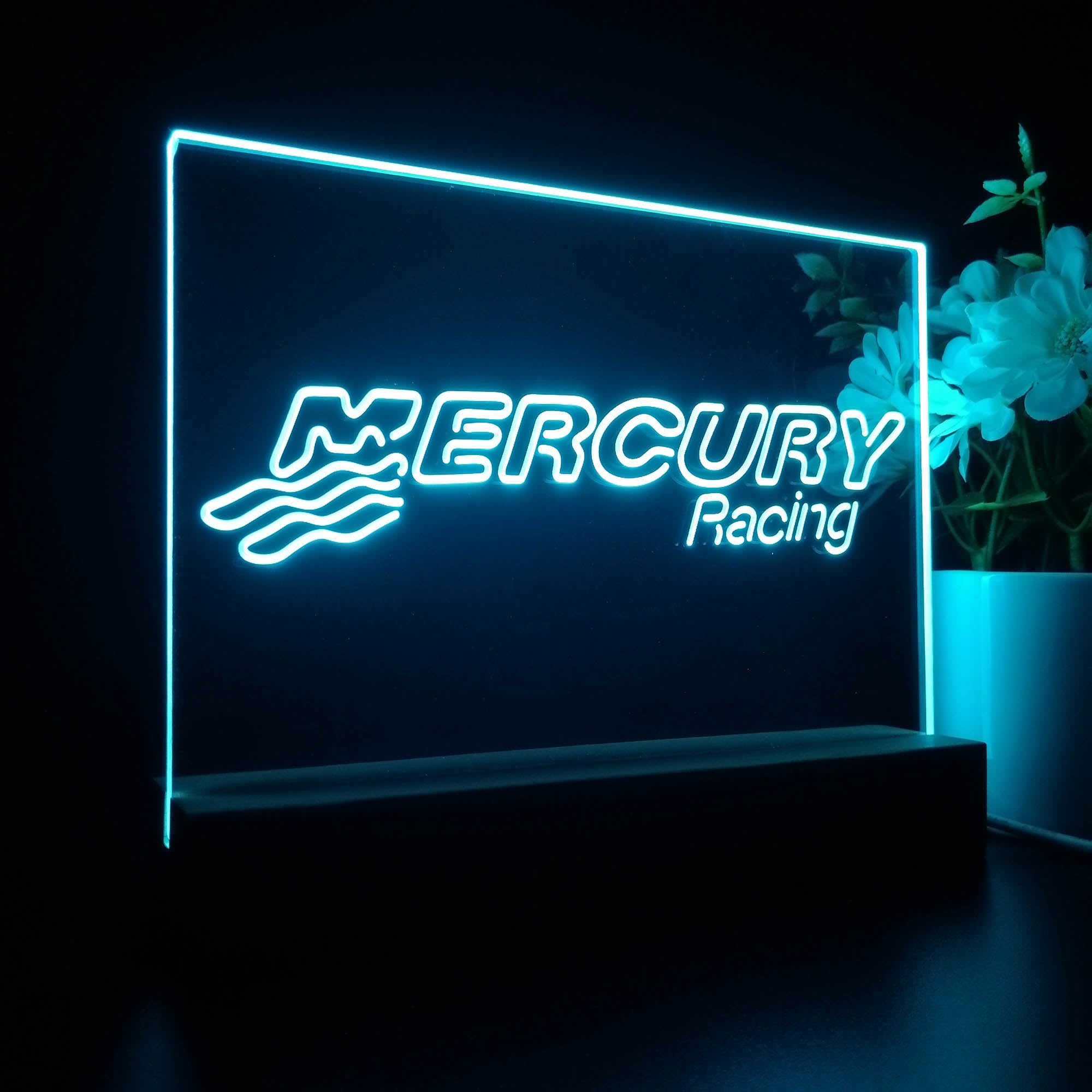 Mercury Racing 3D LED Illusion Night Light