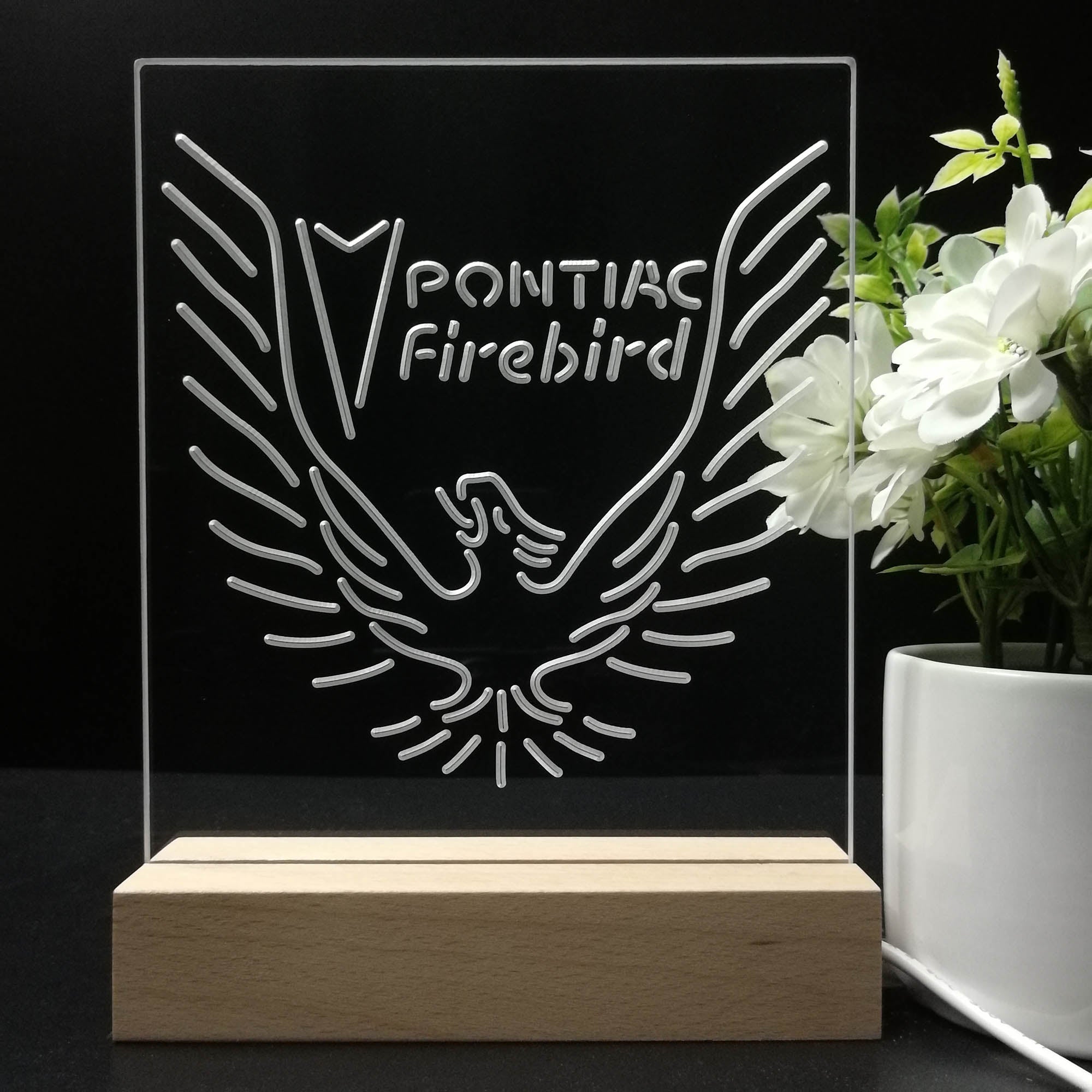 Pontiacs Firebirds 3D LED Illusion Night Light