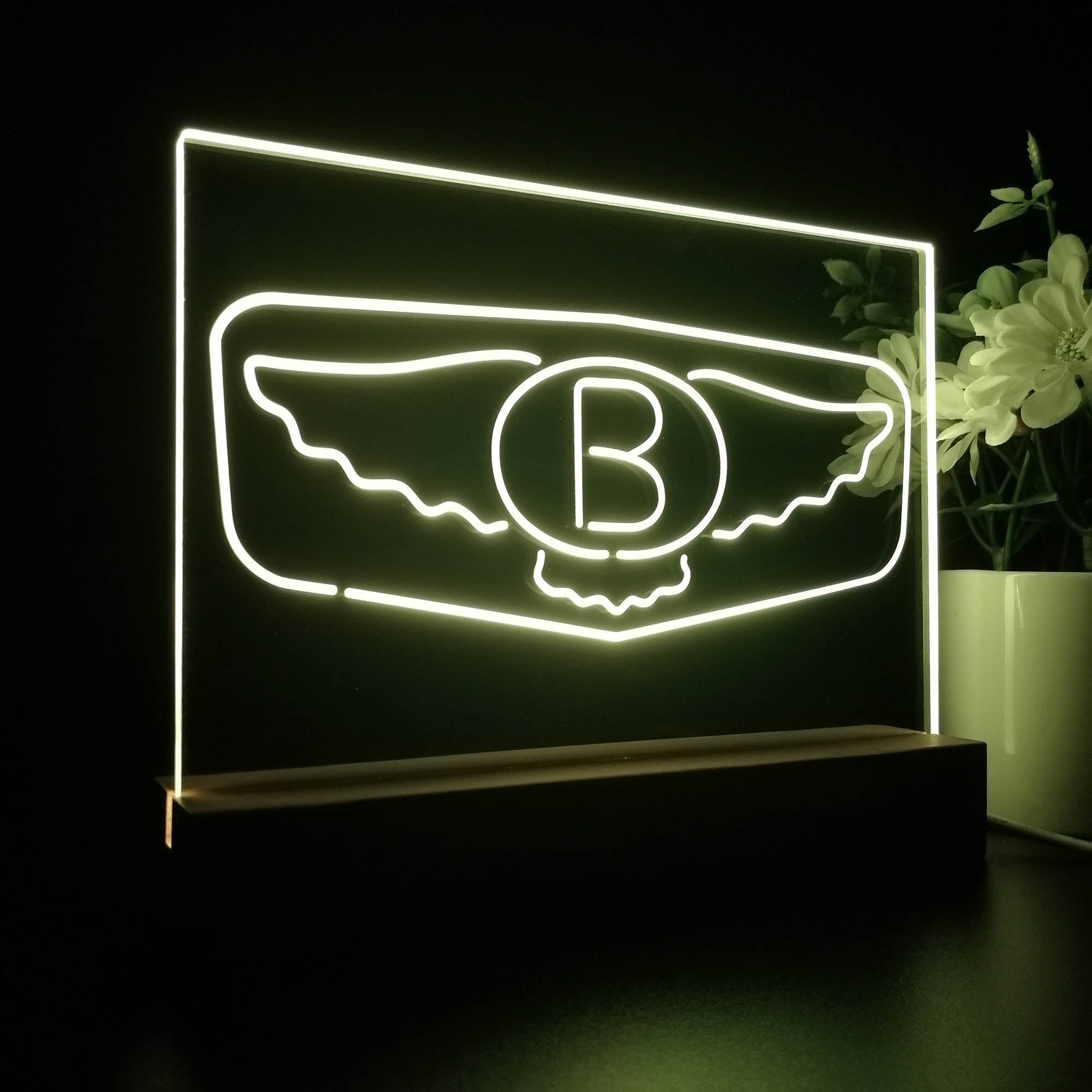 Bentley Wing 3D LED Illusion Night Light