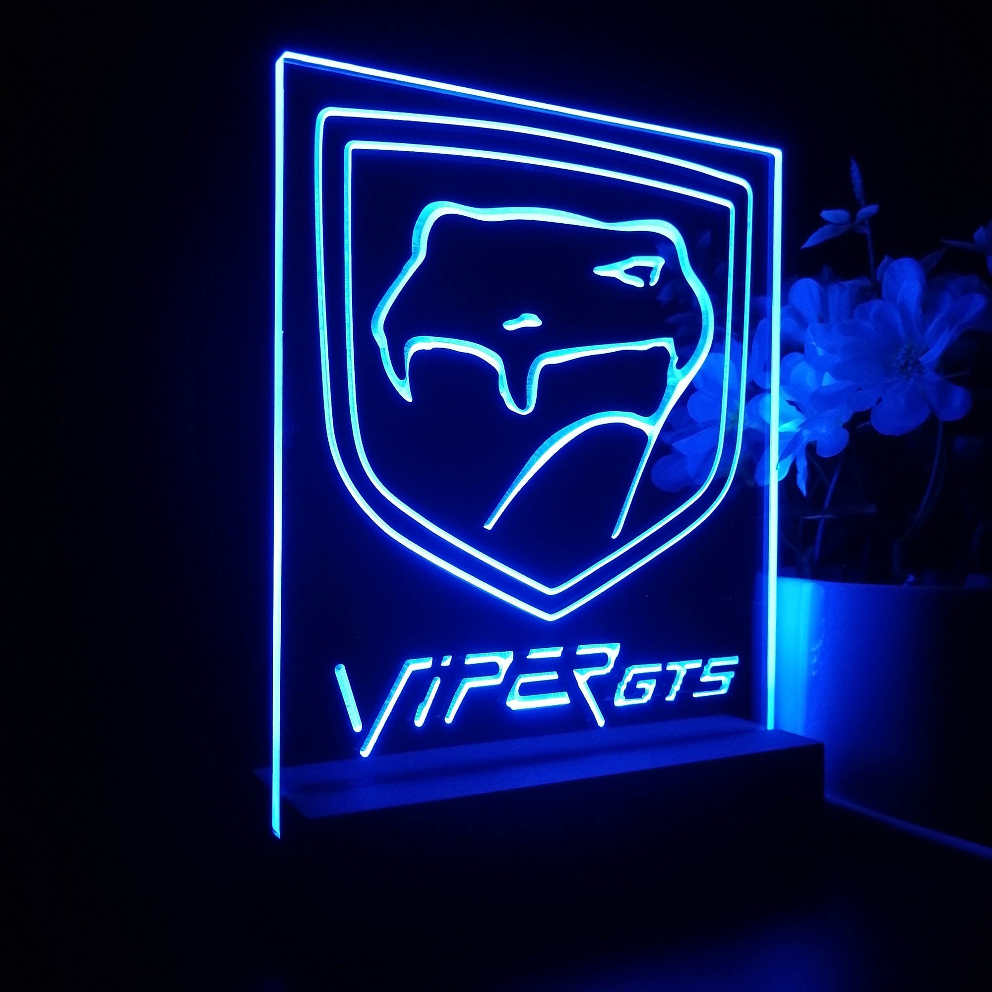 Dodge Viper GTS 3D LED Illusion Night Light