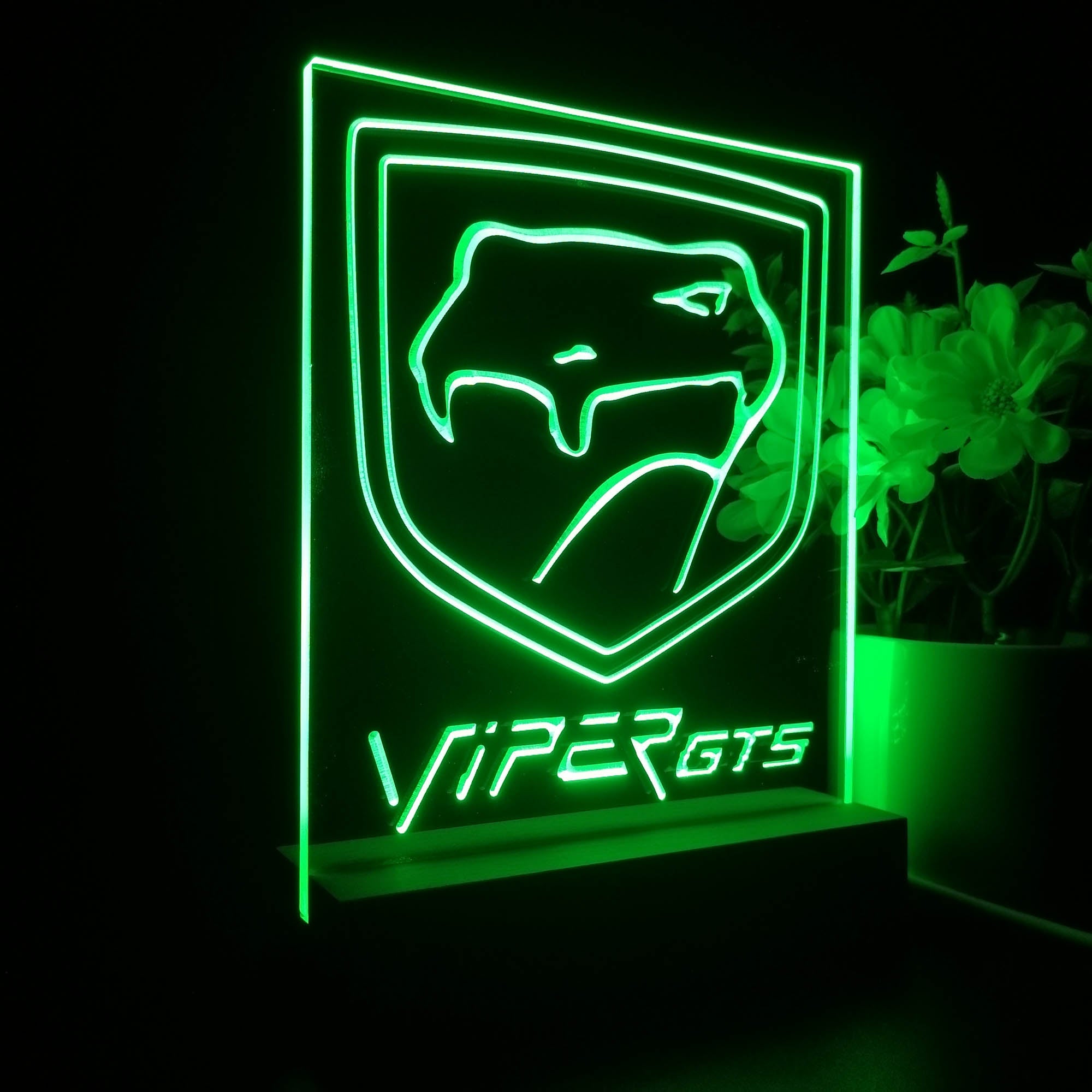 Dodge Viper GTS 3D LED Illusion Night Light