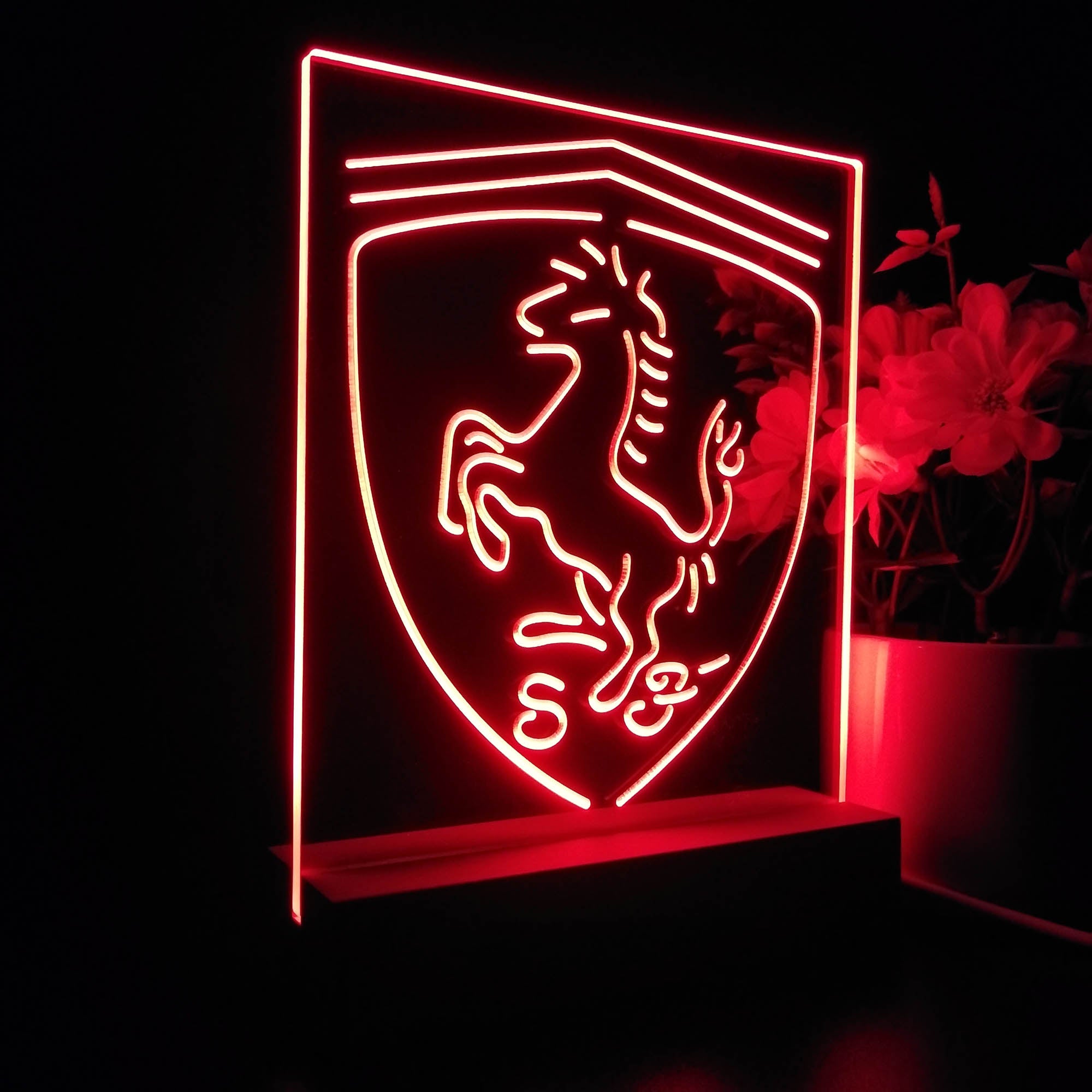 Ferraris Sports Car 3D LED Illusion Night Light