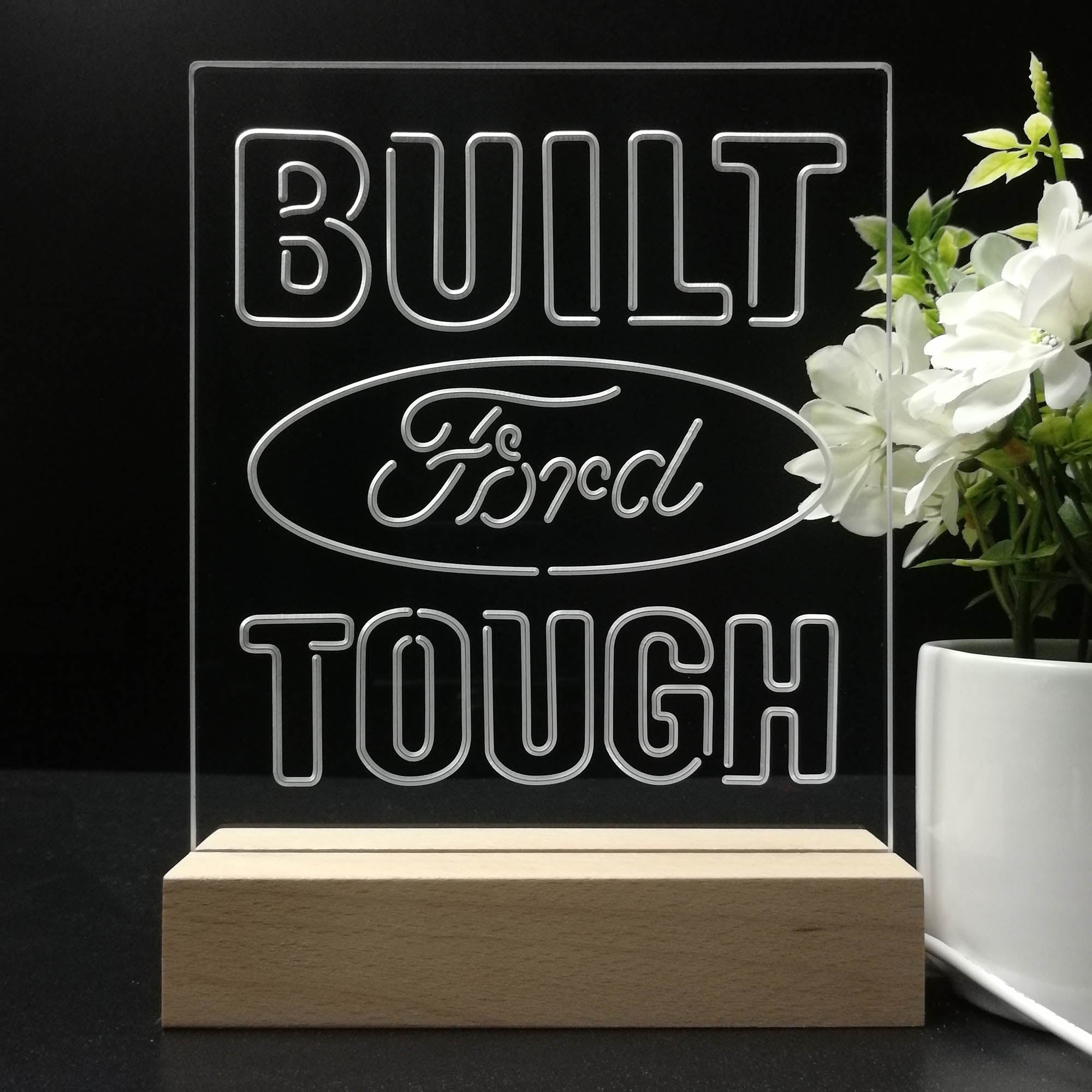 Built Touch Ford 3D LED Illusion Night Light