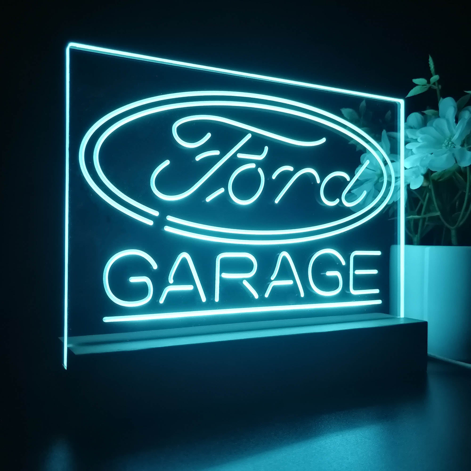 Ford Garage 3D LED Illusion Night Light