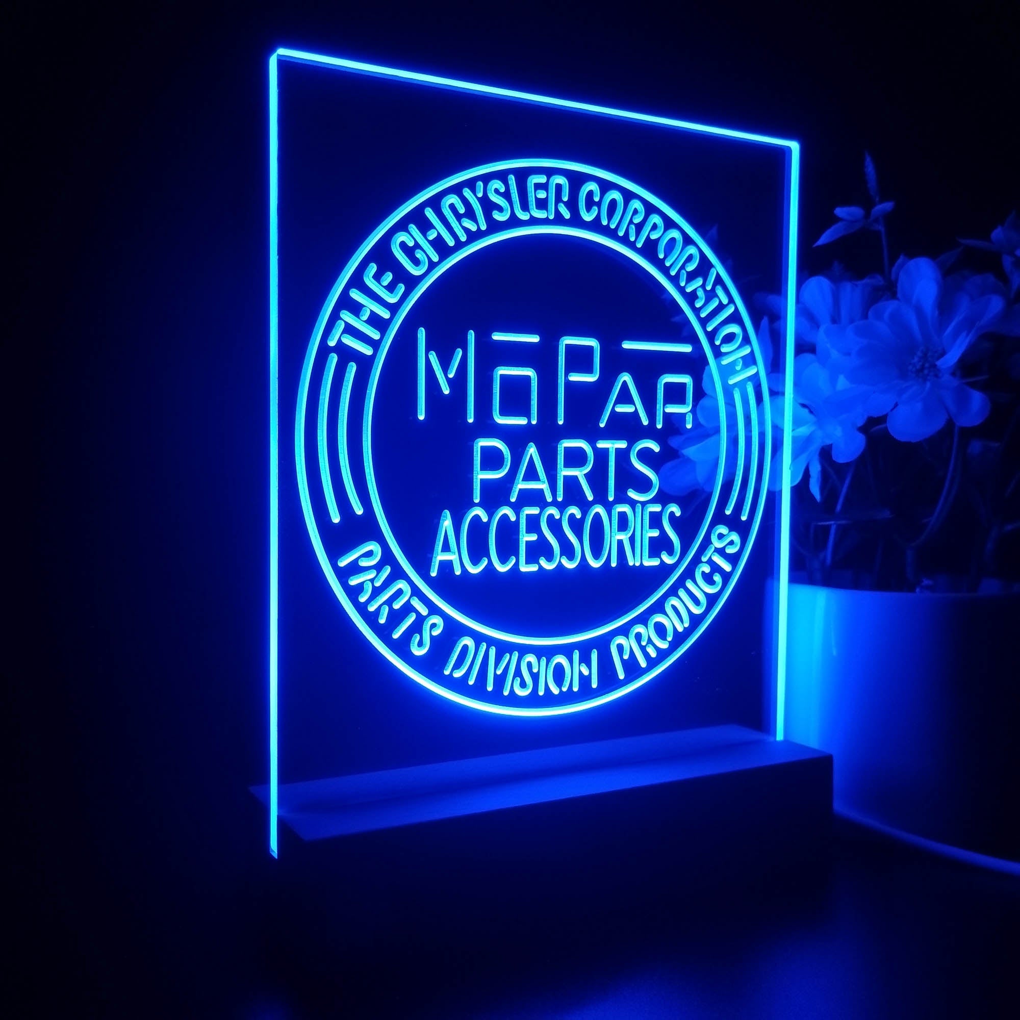 Mopar Parts 3D LED Illusion Night Light