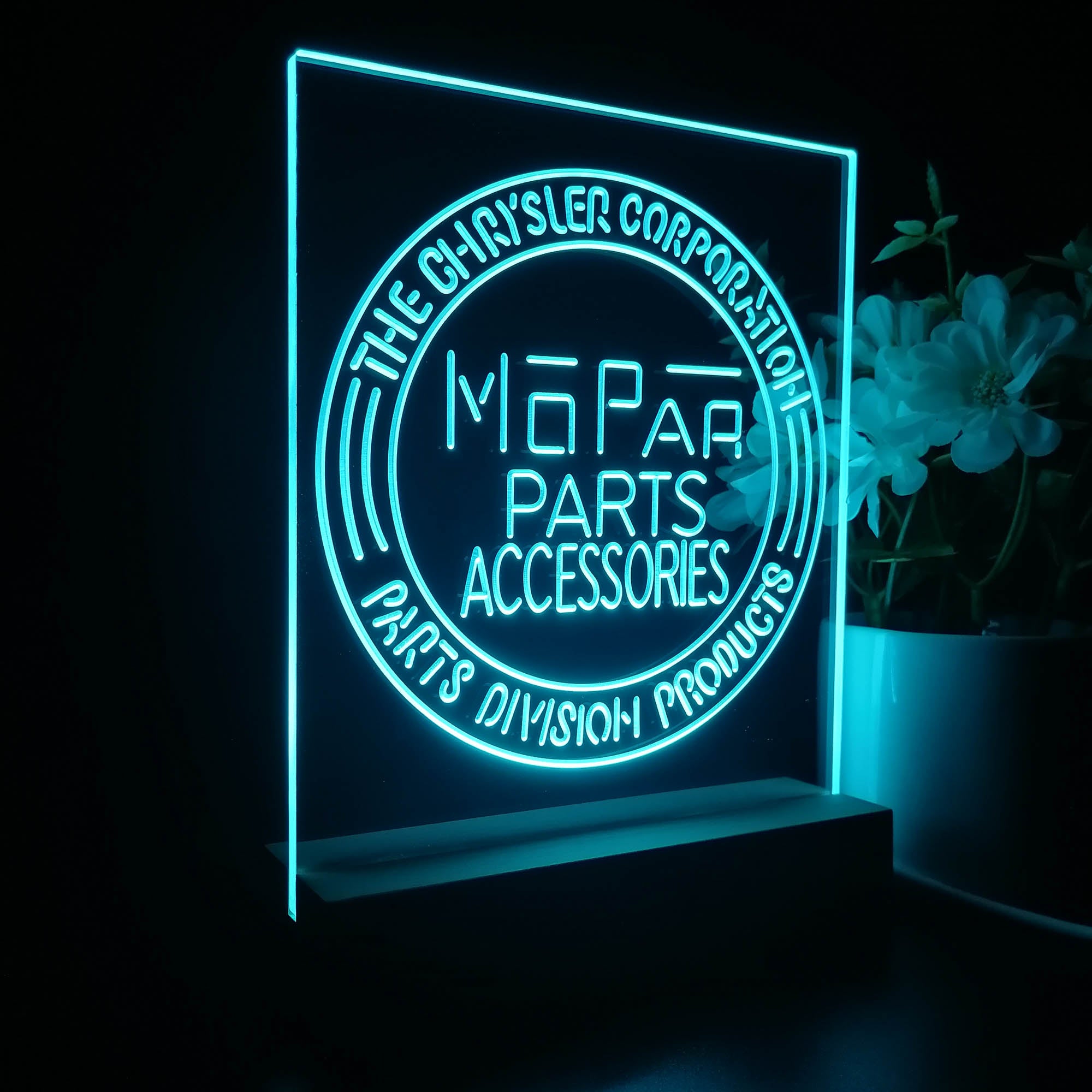 Mopar Parts 3D LED Illusion Night Light