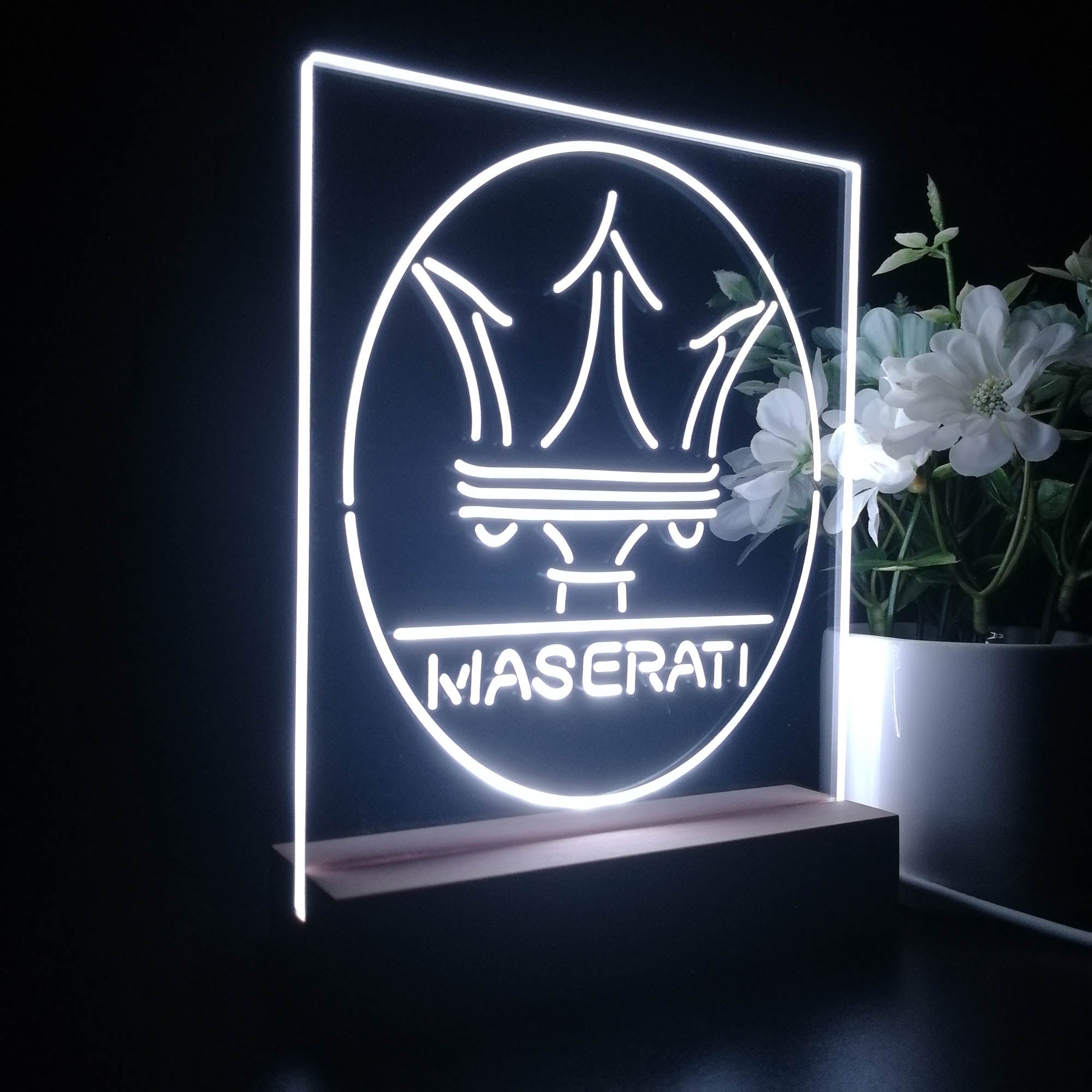 Maserati 3D LED Illusion Night Light