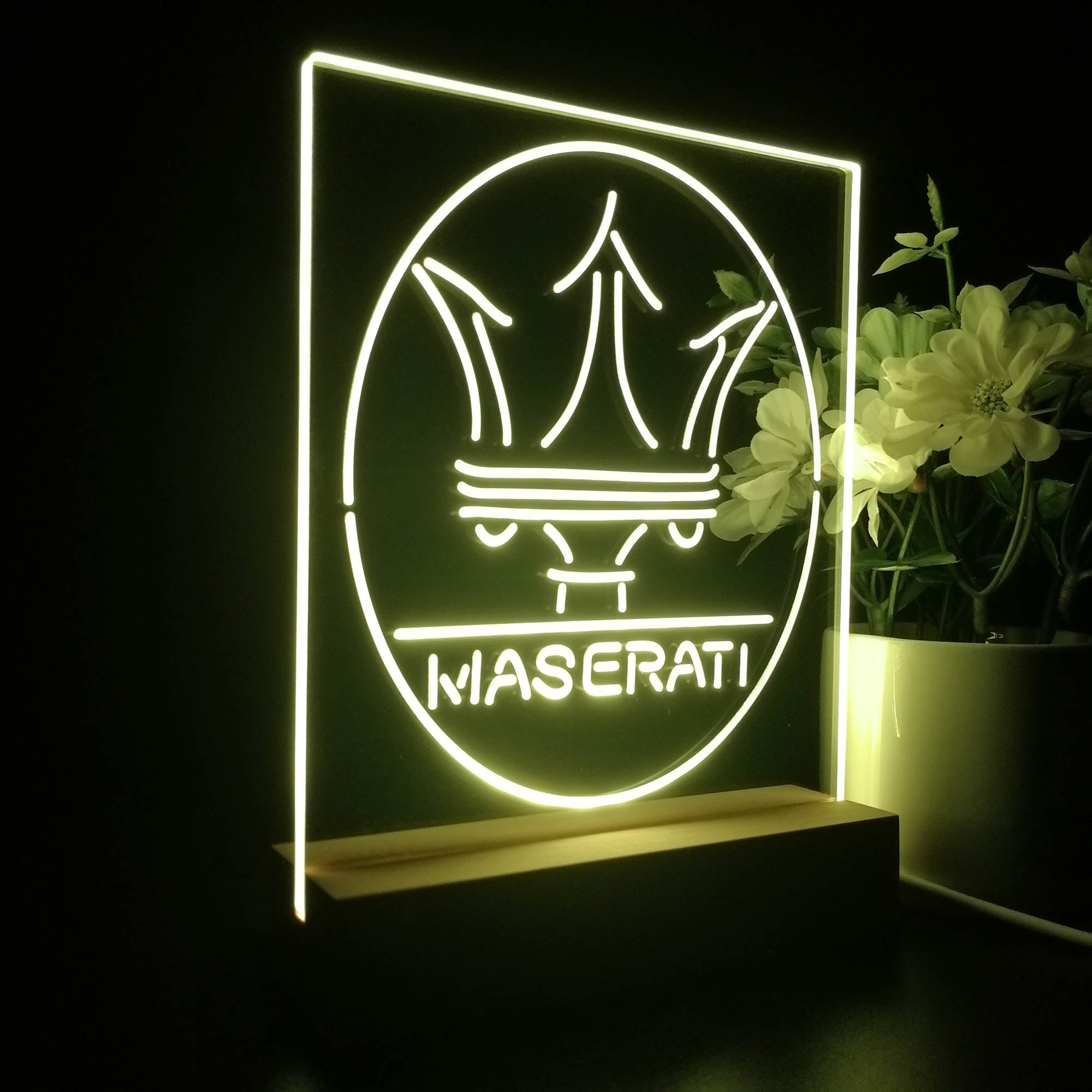 Maserati 3D LED Illusion Night Light