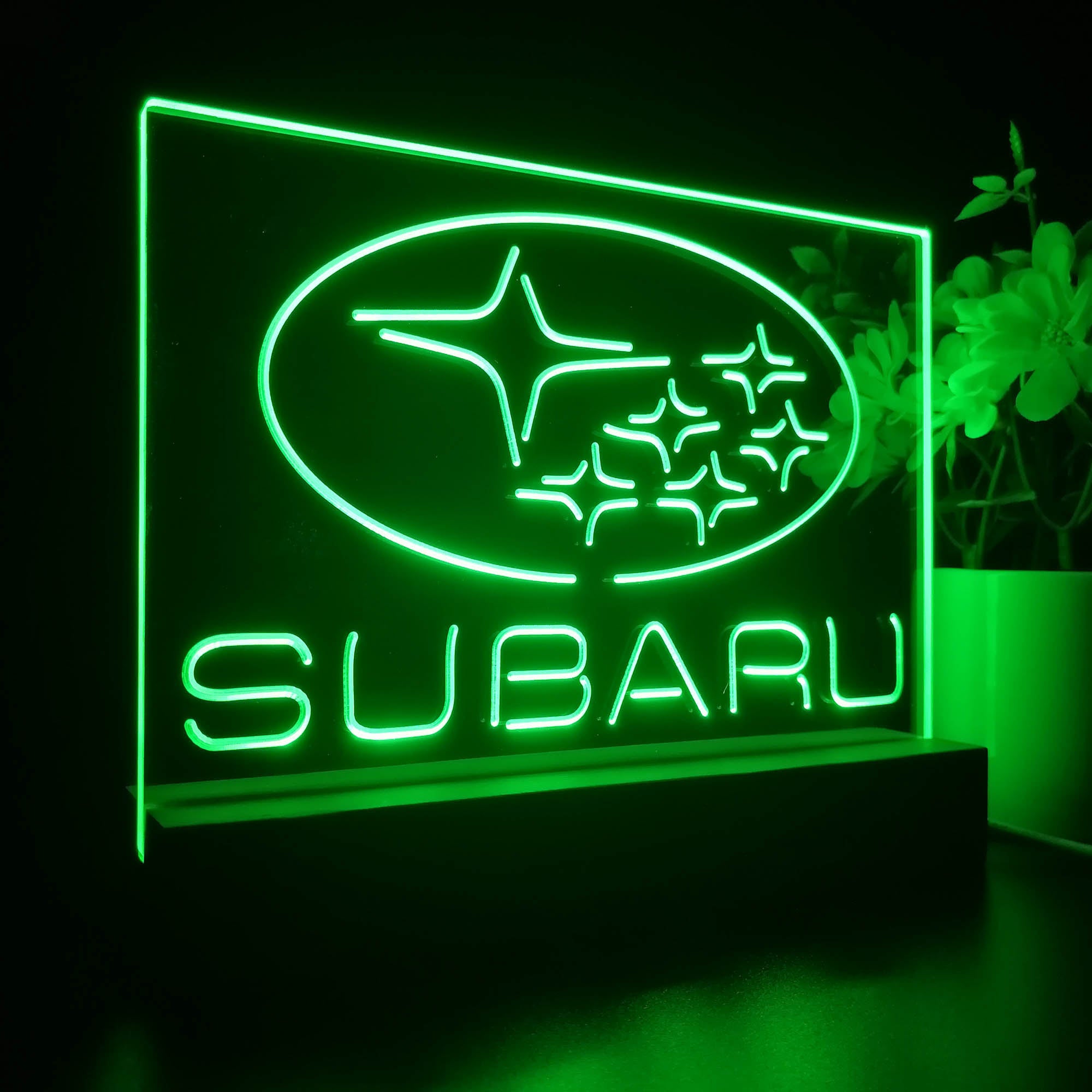 Subaru Car 3D LED Illusion Night Light