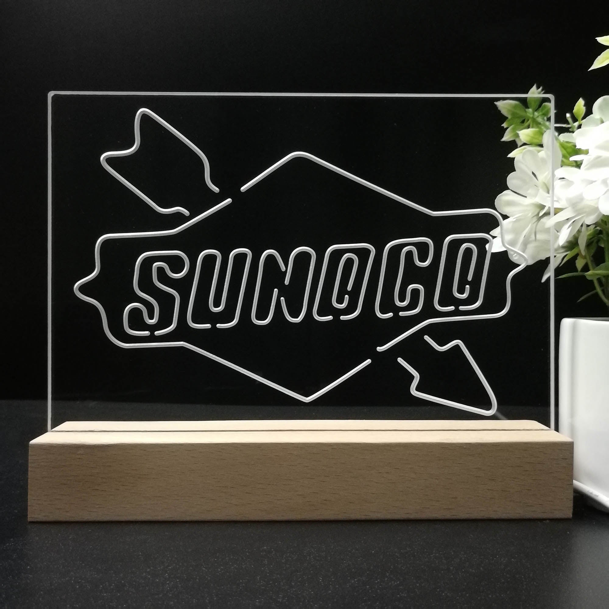 Sunoco Motor 3D LED Illusion Night Light