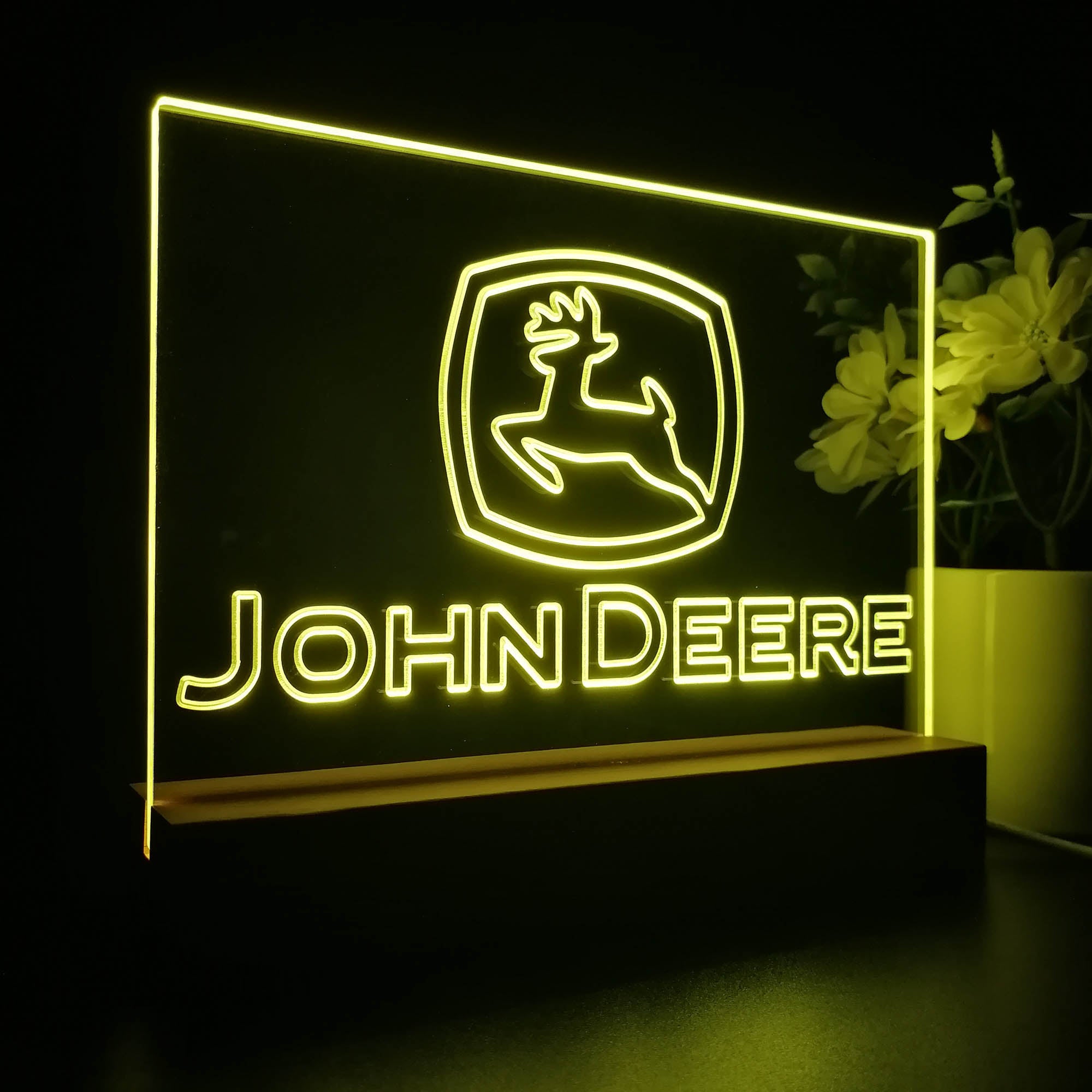 Deere Garage John 3D LED Illusion Night Light