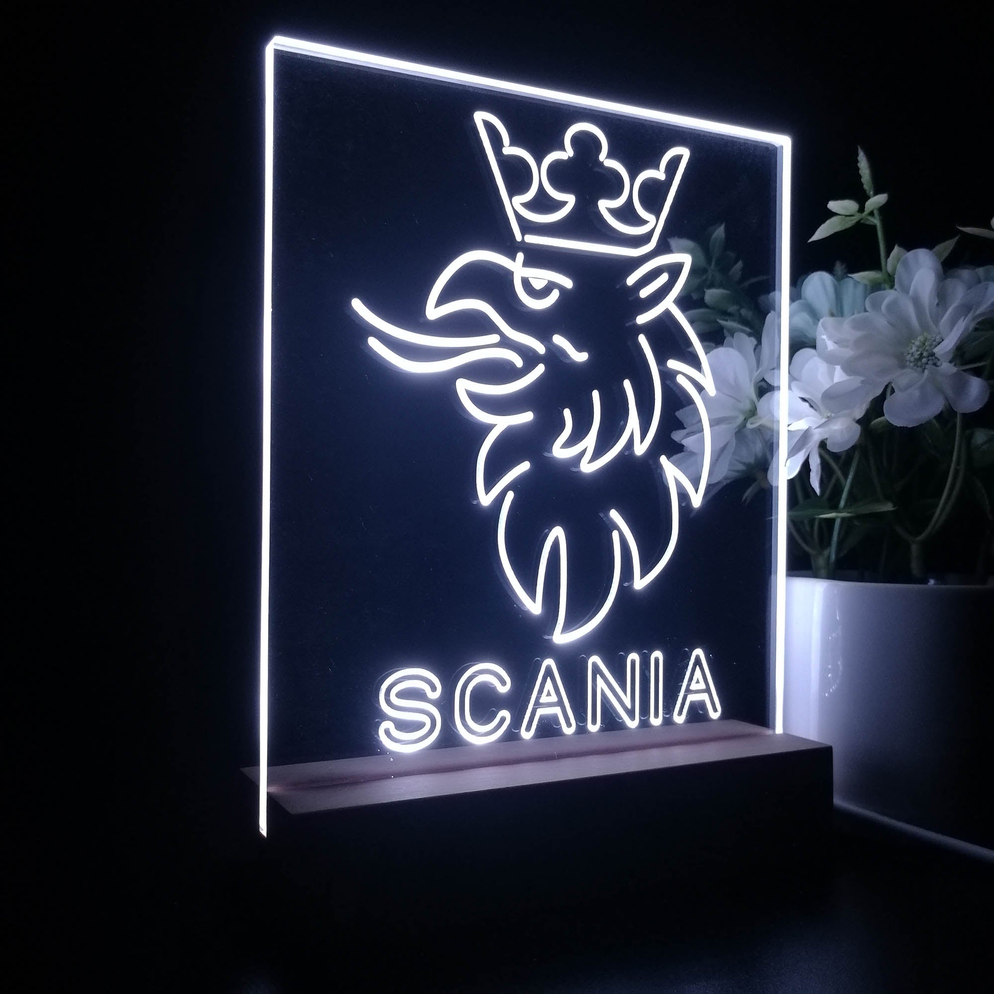 Scania Eagle Crown 3D LED Illusion Night Light