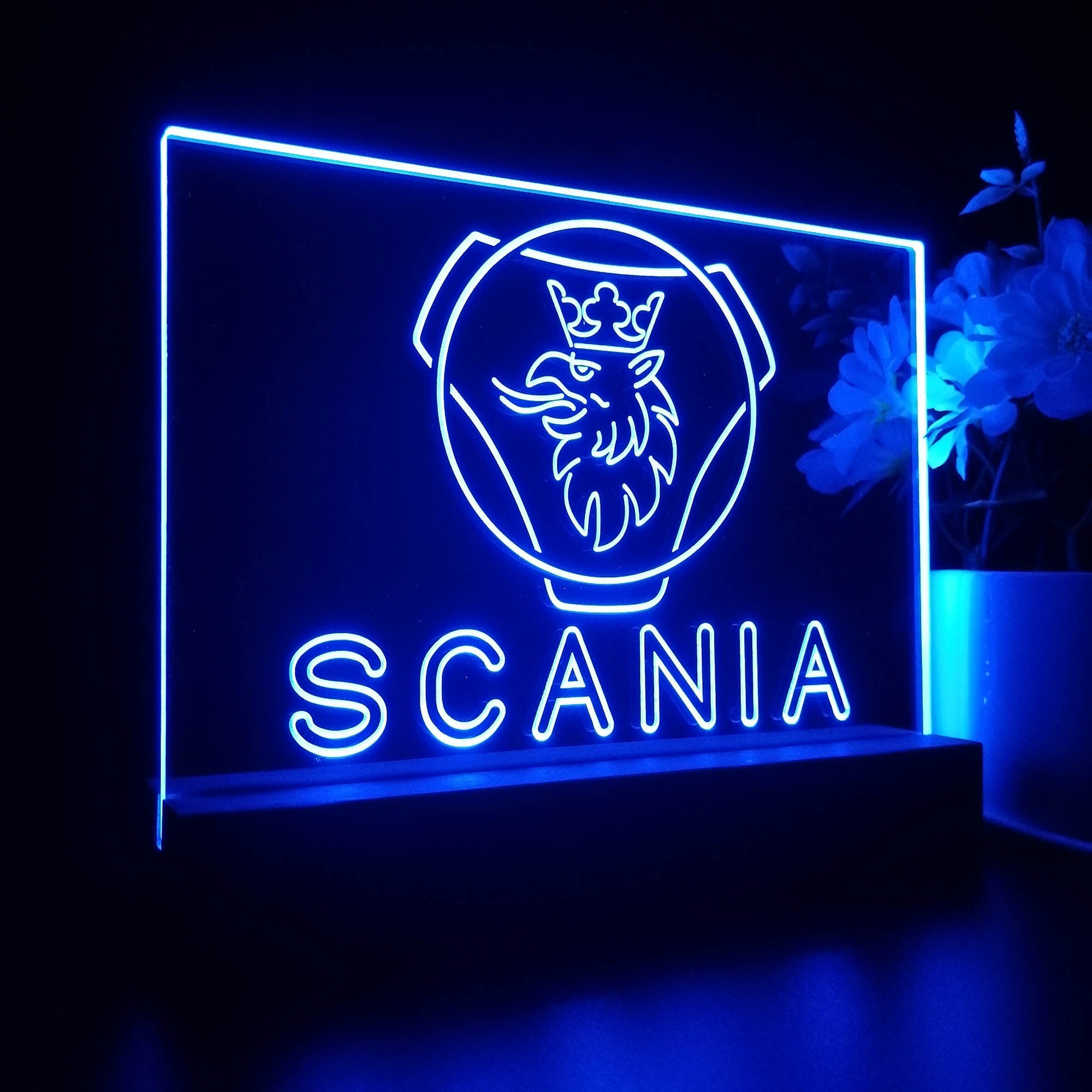 Scania Truck 3D LED Illusion Night Light