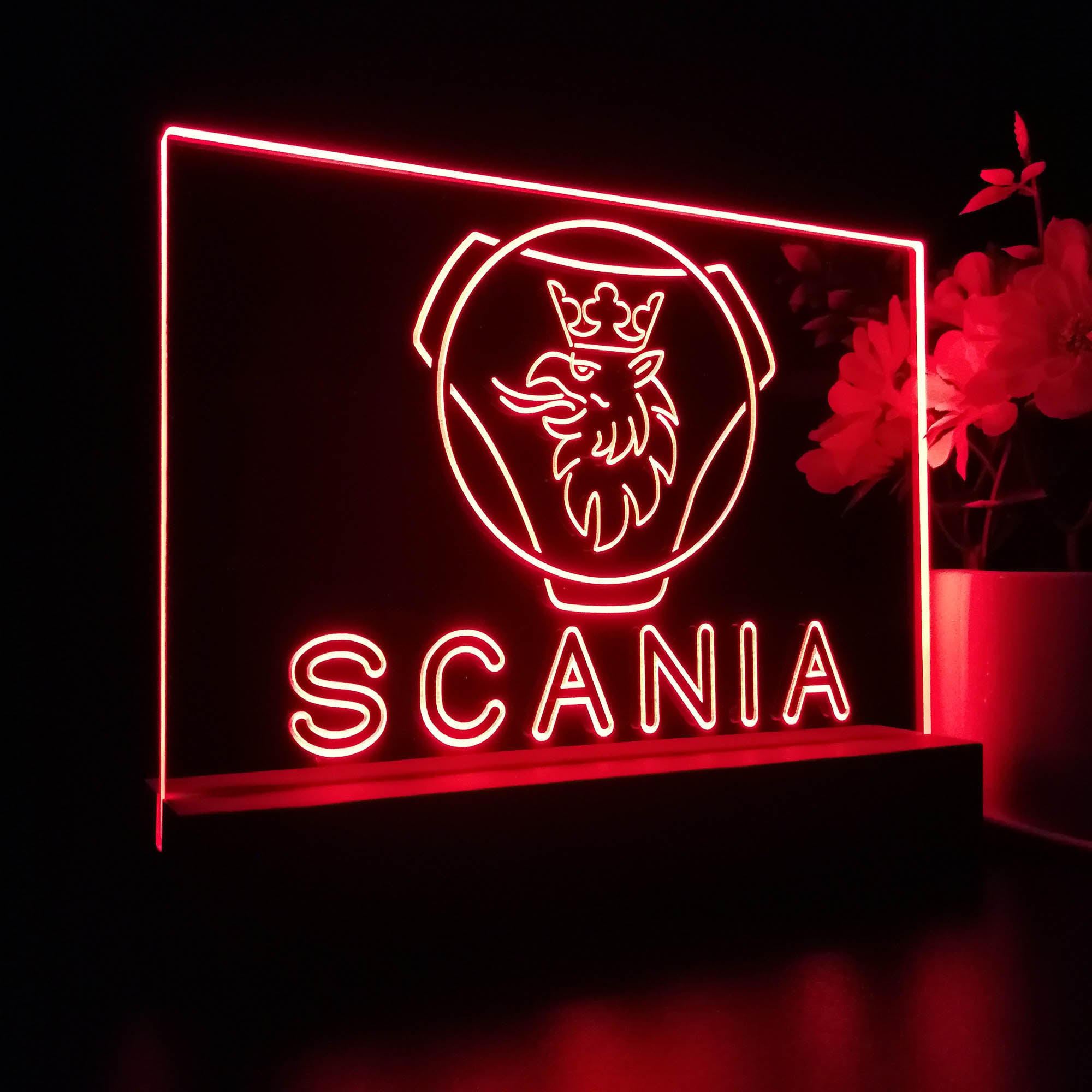 Scania Truck 3D LED Illusion Night Light