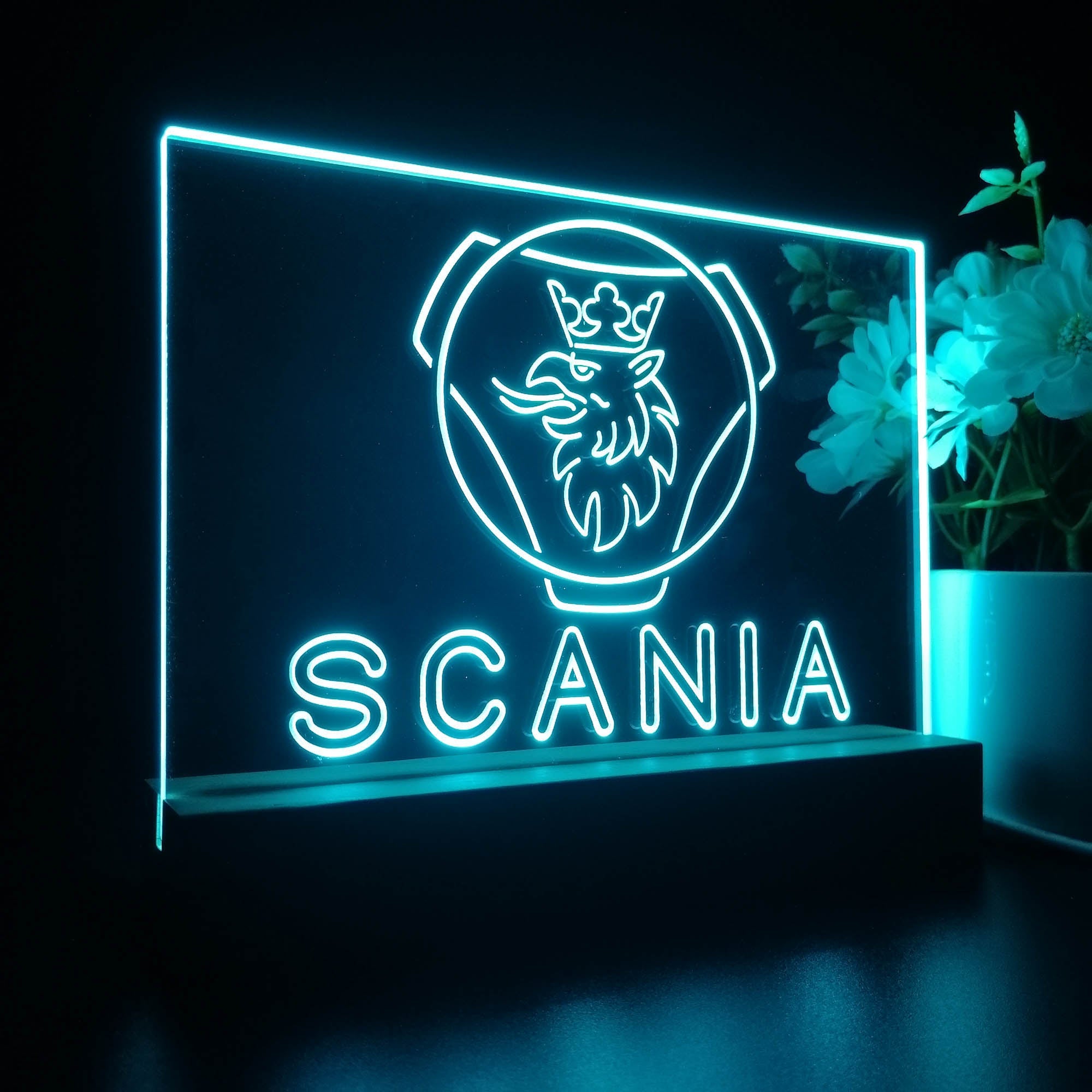 Scania Truck 3D LED Illusion Night Light