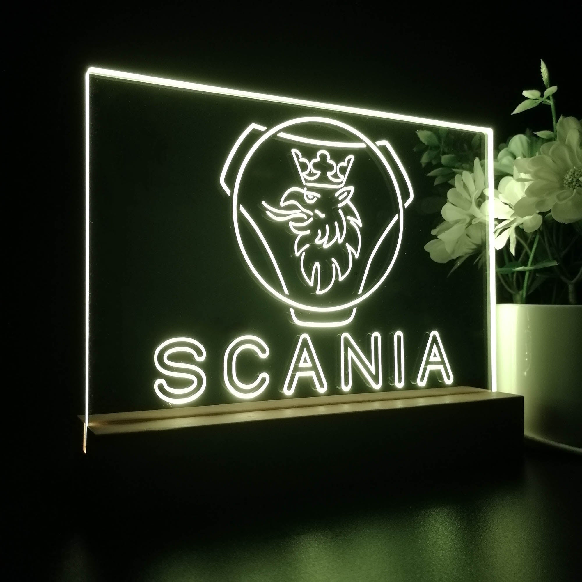 Scania Truck 3D LED Illusion Night Light