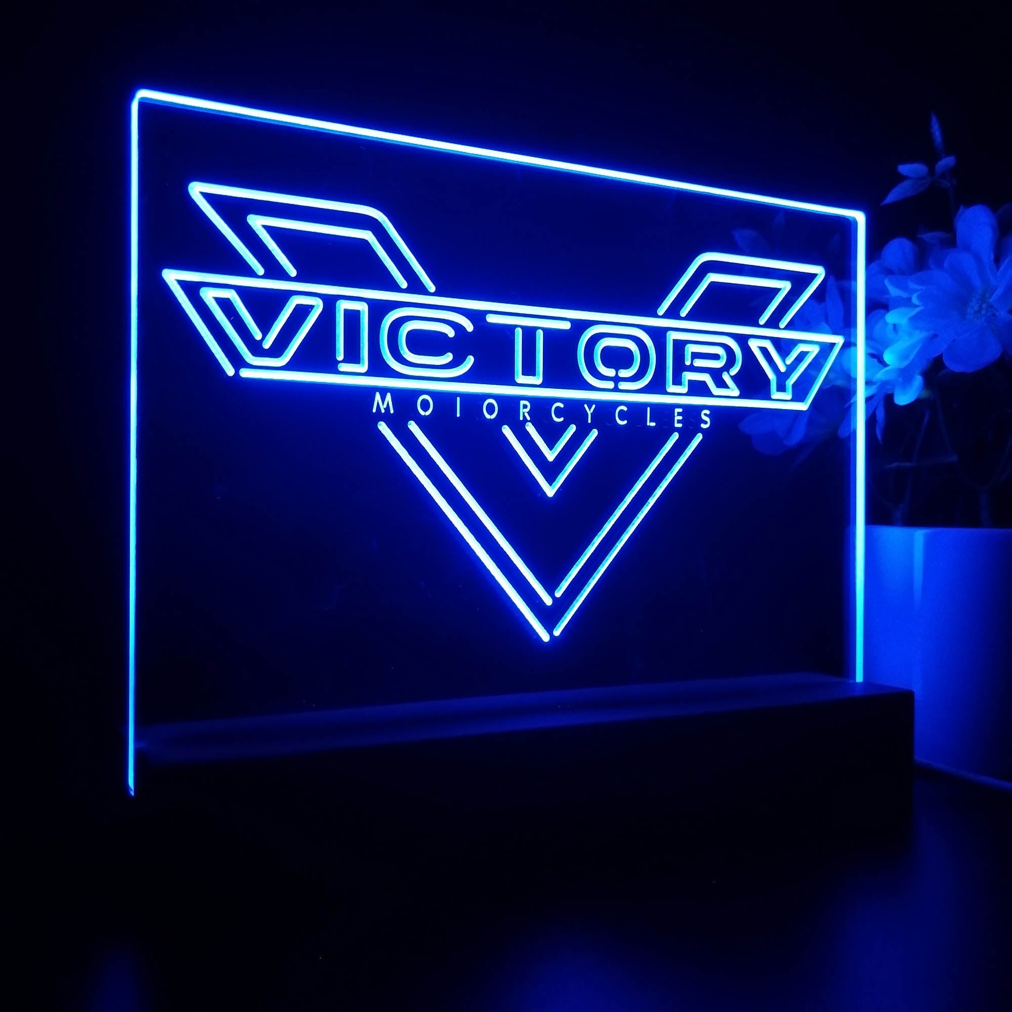 Victory Motorcycles 3D LED Illusion Night Light