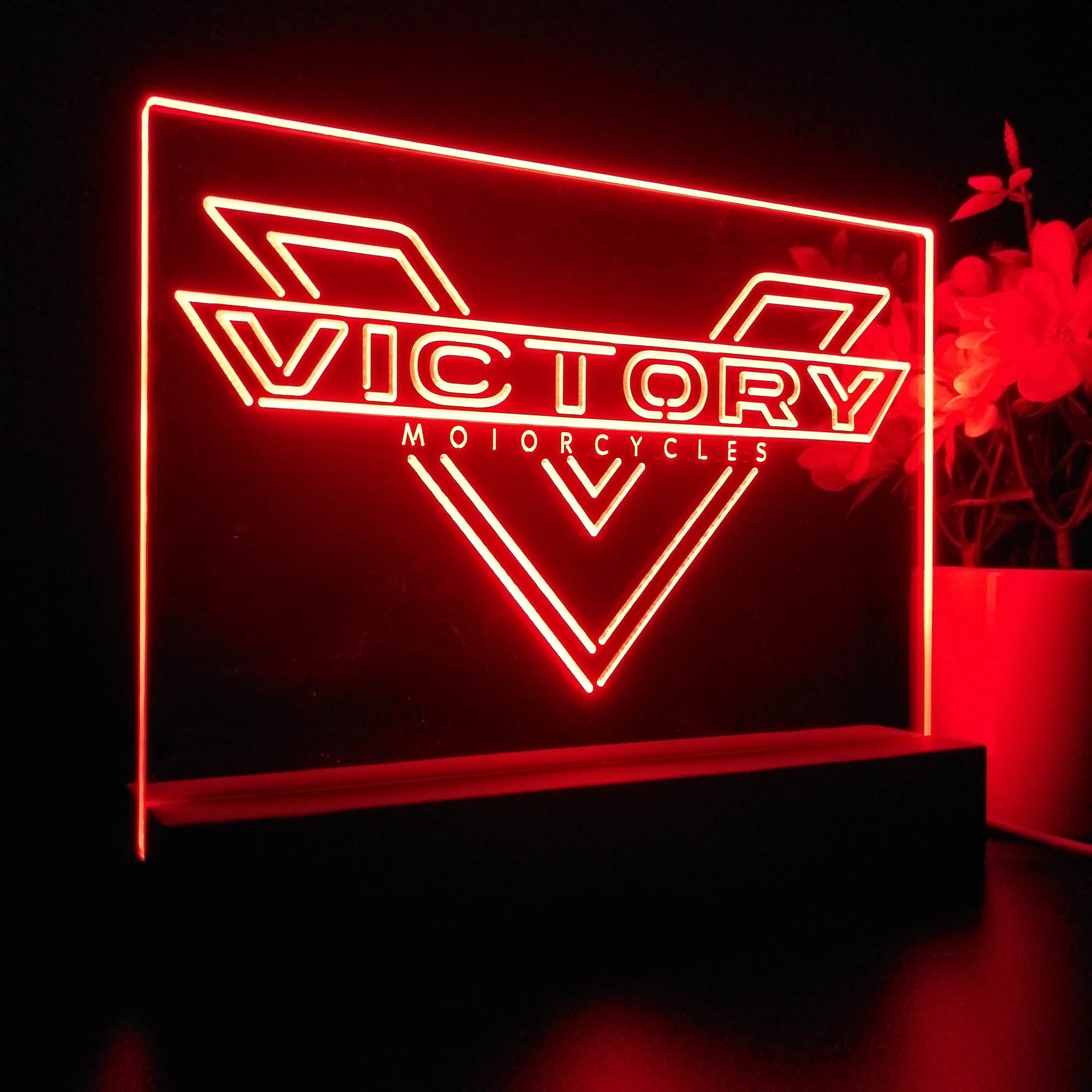 Victory Motorcycles 3D LED Illusion Night Light