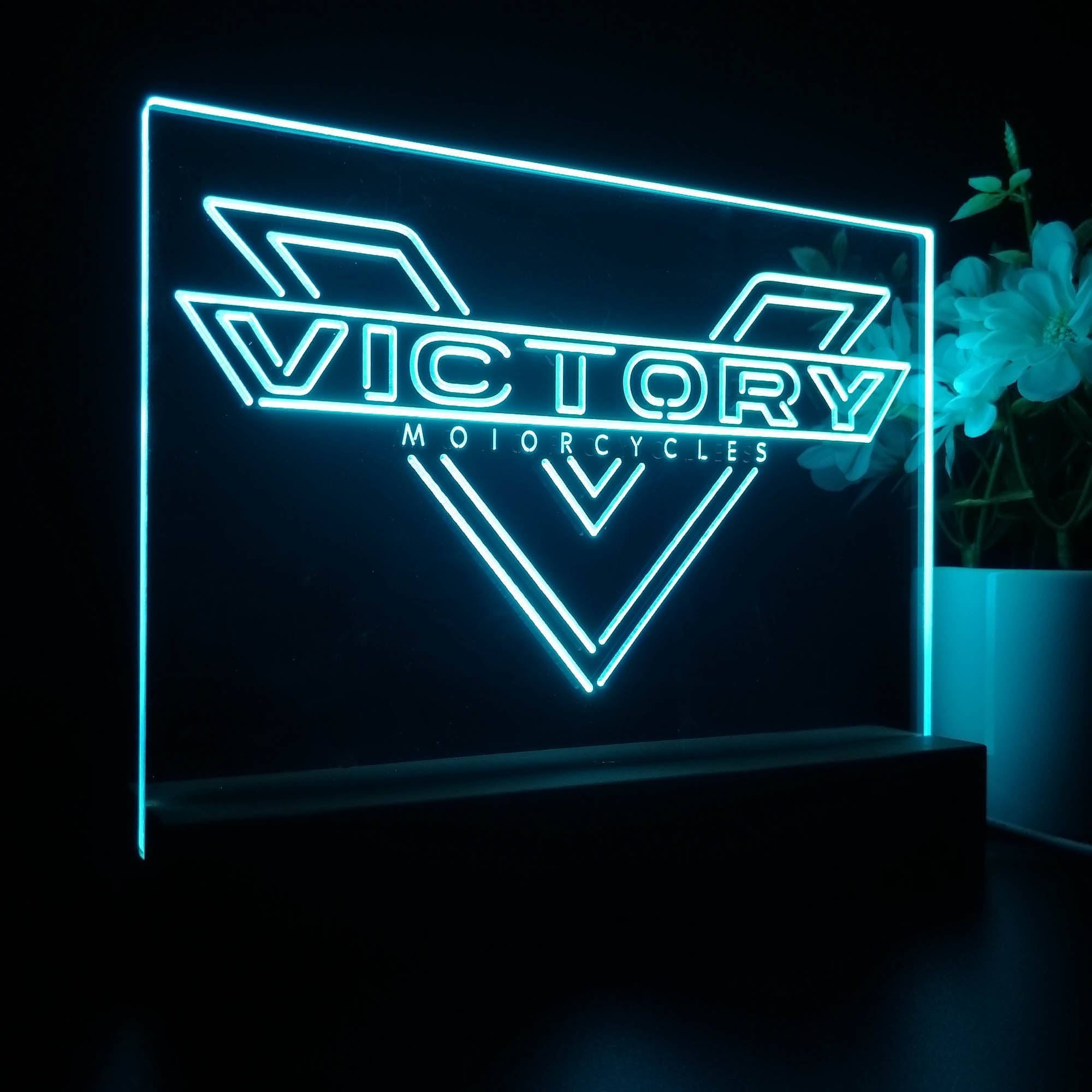 Victory Motorcycles 3D LED Illusion Night Light