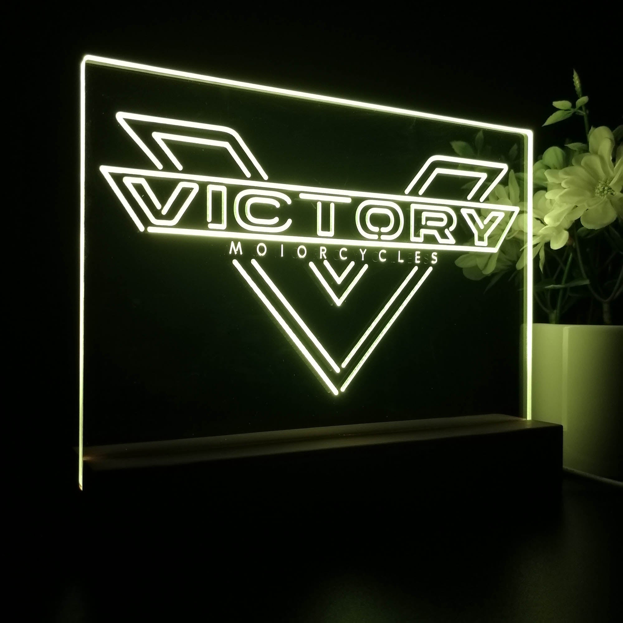 Victory Motorcycles 3D LED Illusion Night Light