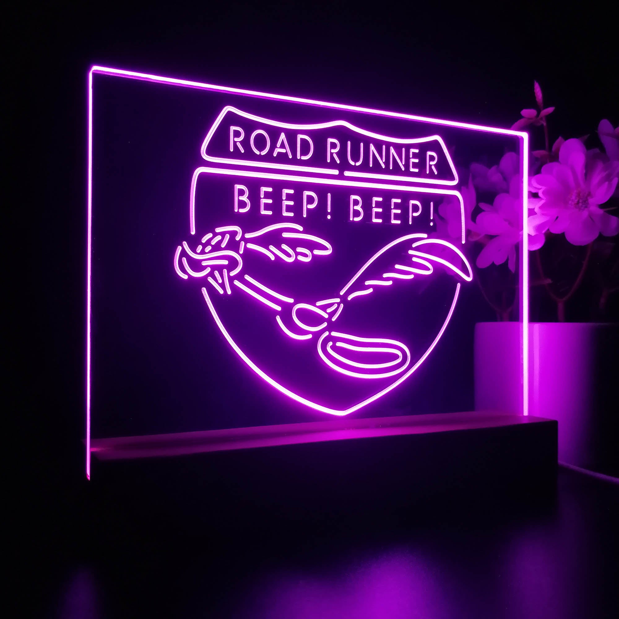 Road Runner Beep Beep 3D LED Illusion Night Light