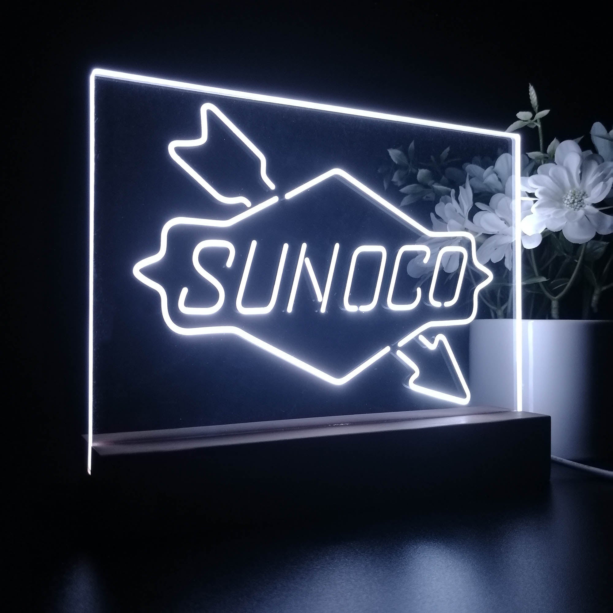 Sunoco Gas Gasoline 3D LED Illusion Night Light