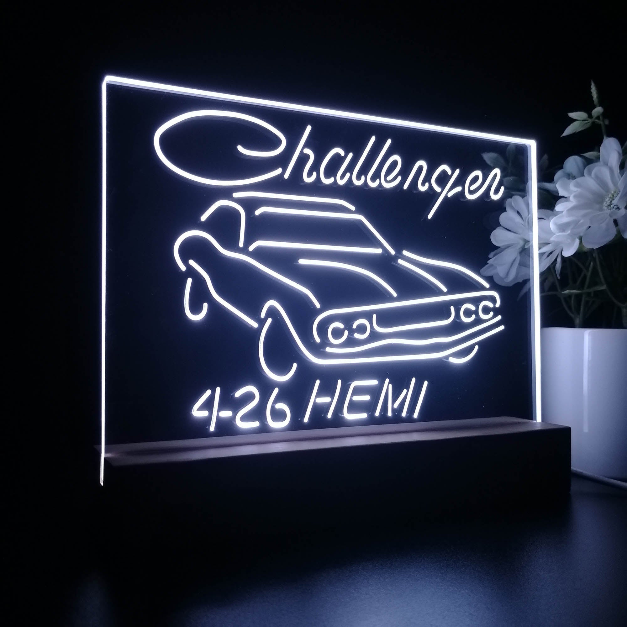 426 Hemi Challenger Dodge 3D LED Illusion Night Light