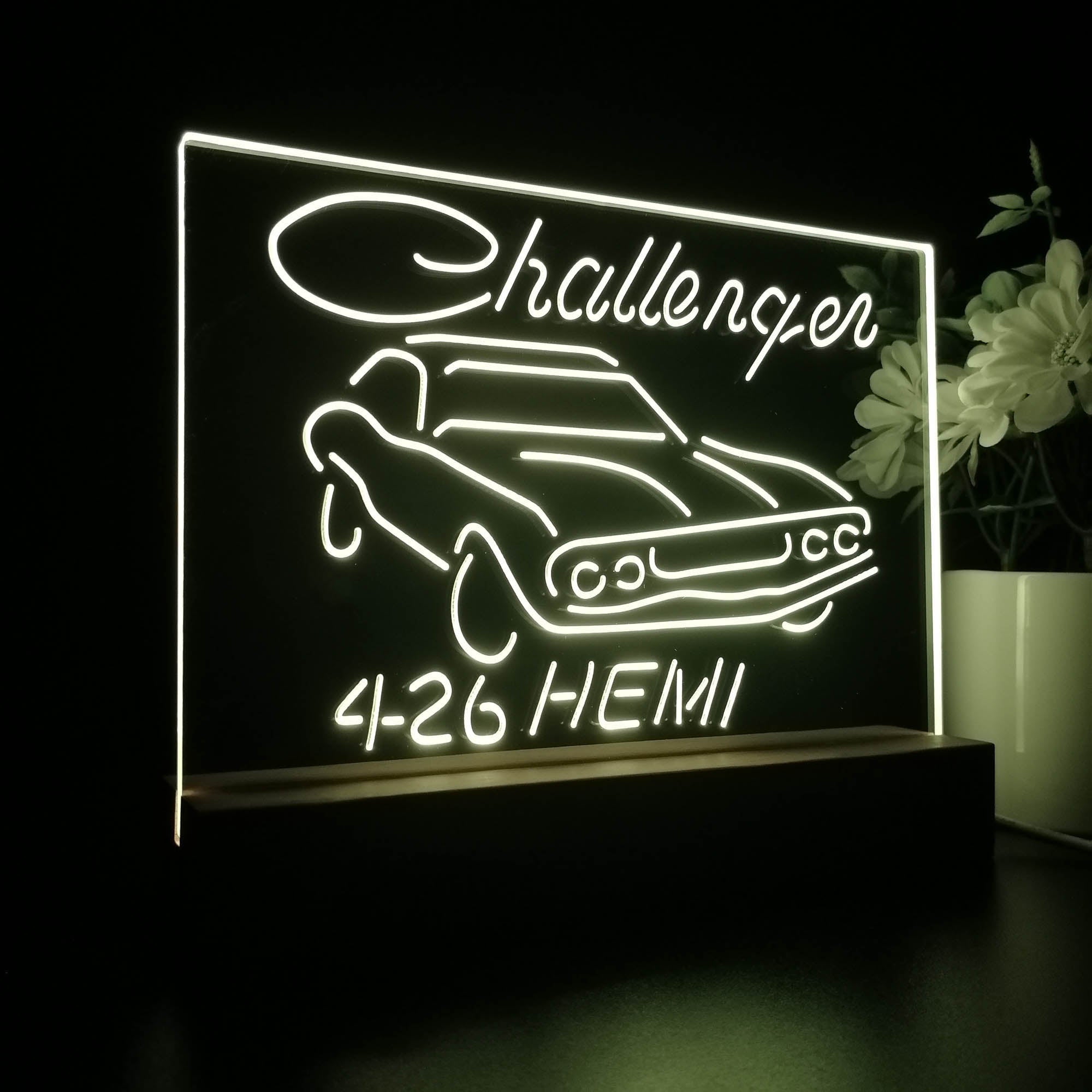 426 Hemi Challenger Dodge 3D LED Illusion Night Light