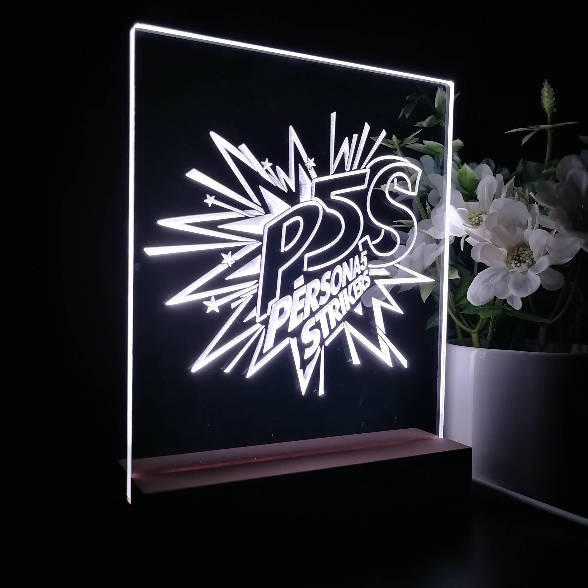 Persona 5 Strikers 3D LED Optical Illusion Sleep Night Light Table Lamp
