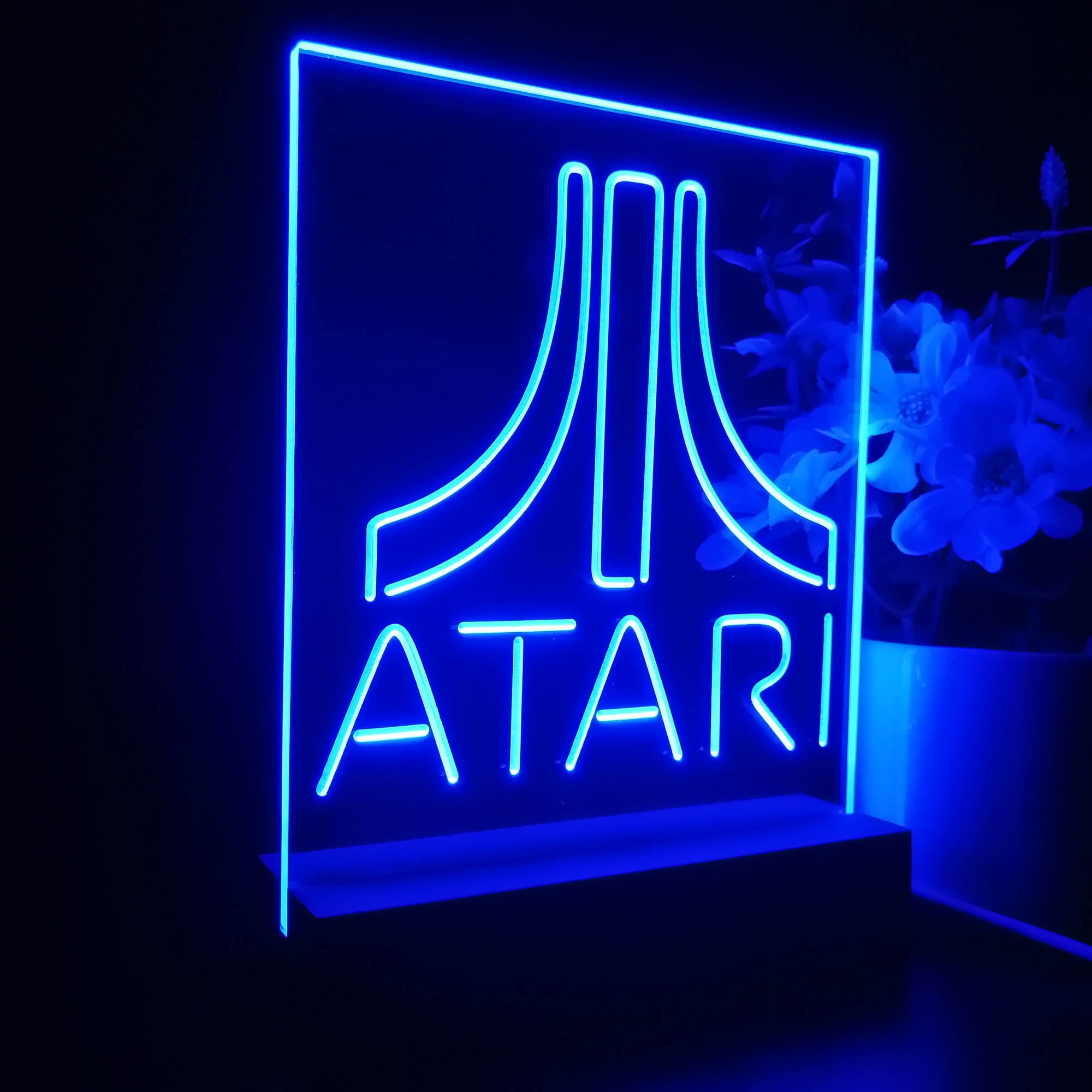 Atari 3D LED Optical Illusion Sleep Night Light Table Lamp