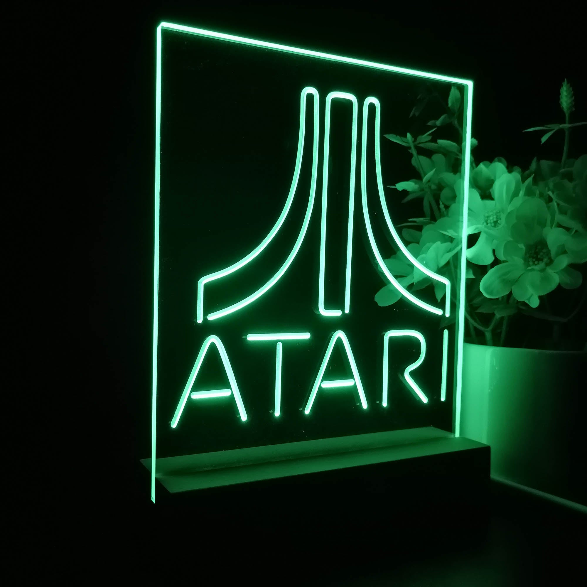 Atari 3D LED Optical Illusion Sleep Night Light Table Lamp