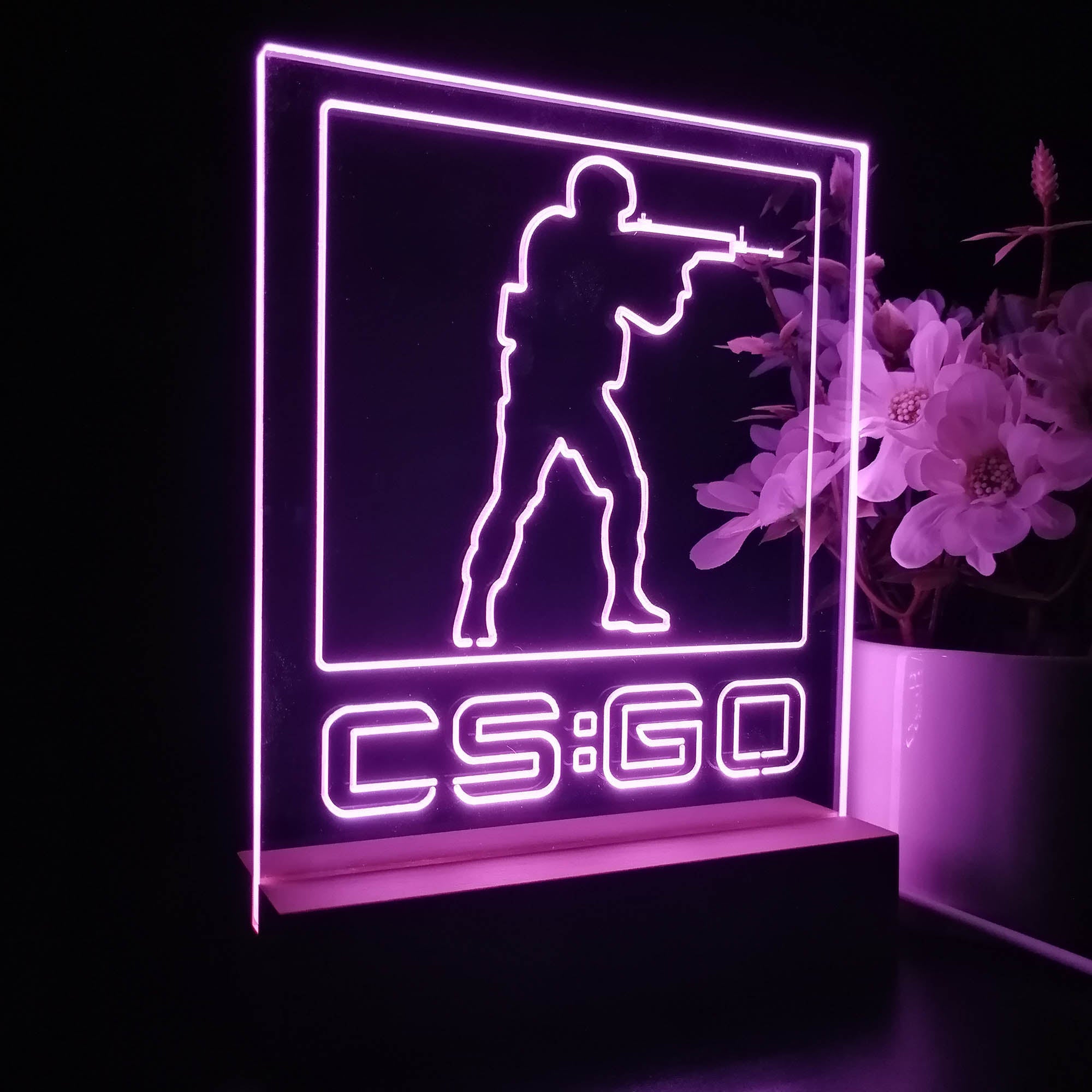 CS:GO Anime Night Light 3D Illusion Lamp