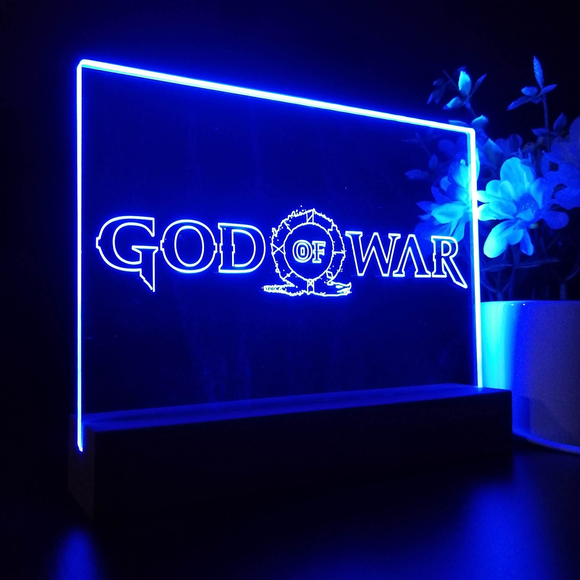 God of War 3D Neon LED Night Light Sign