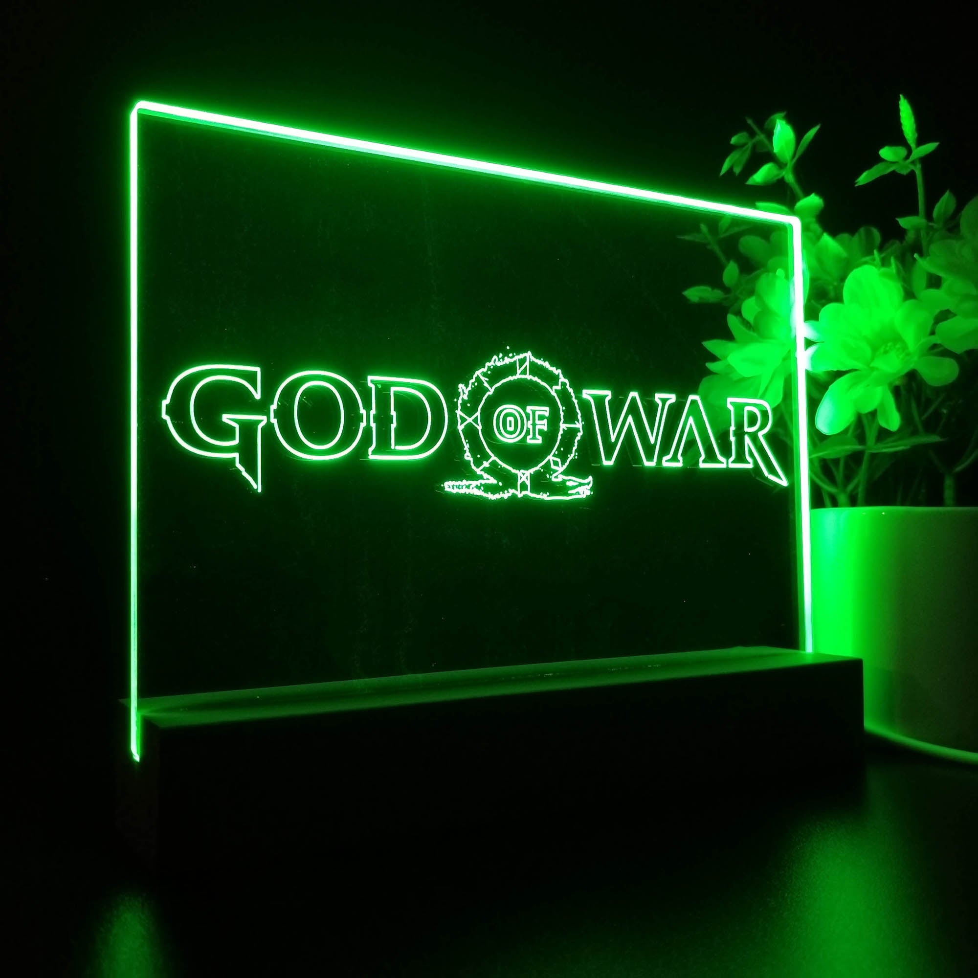 God of War 3D Neon LED Night Light Sign