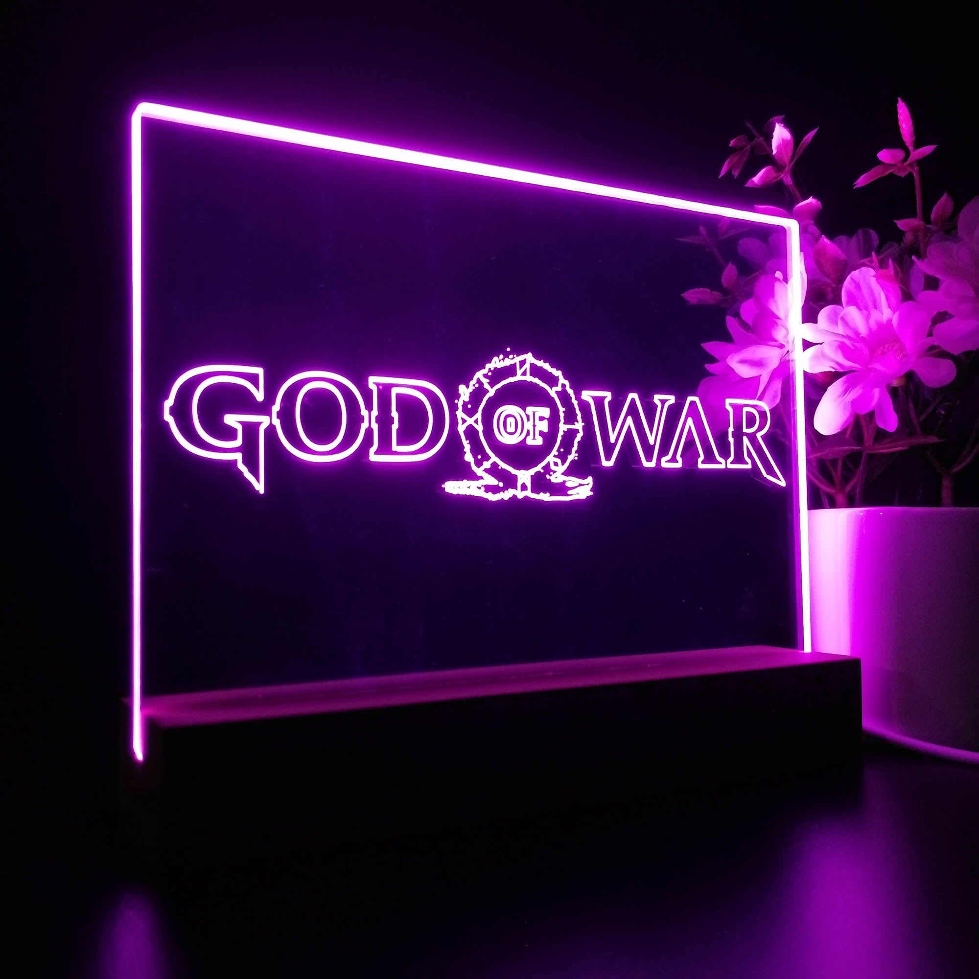 God of War 3D Neon LED Night Light Sign