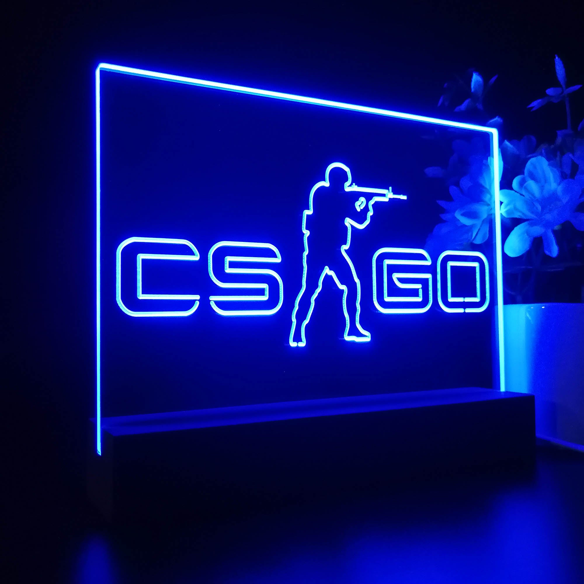 Cs:Go Counter Strike 3D LED Optical Illusion Sleep Night Light